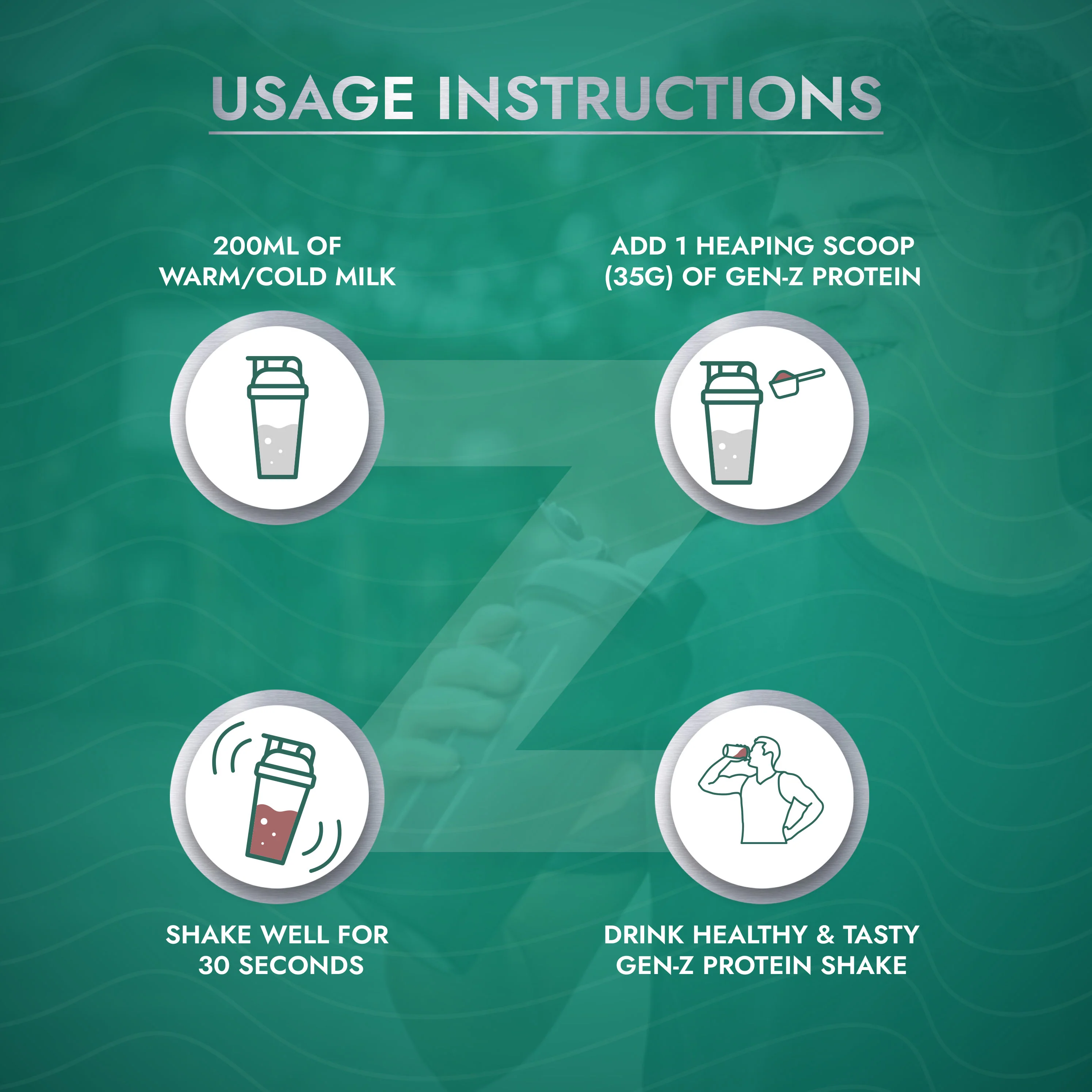 Nakpro Gen-Z Protein Powder for Teenagers | 15g Protein | Added Vitamins & Minerals - Image 6
