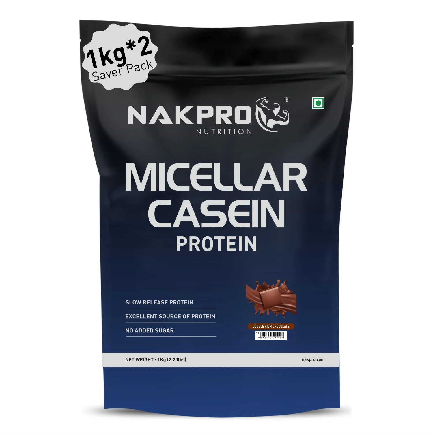 Nakpro Micellar Casein Protein Powder | 80g Protein | Slow Release Protein - Image 10
