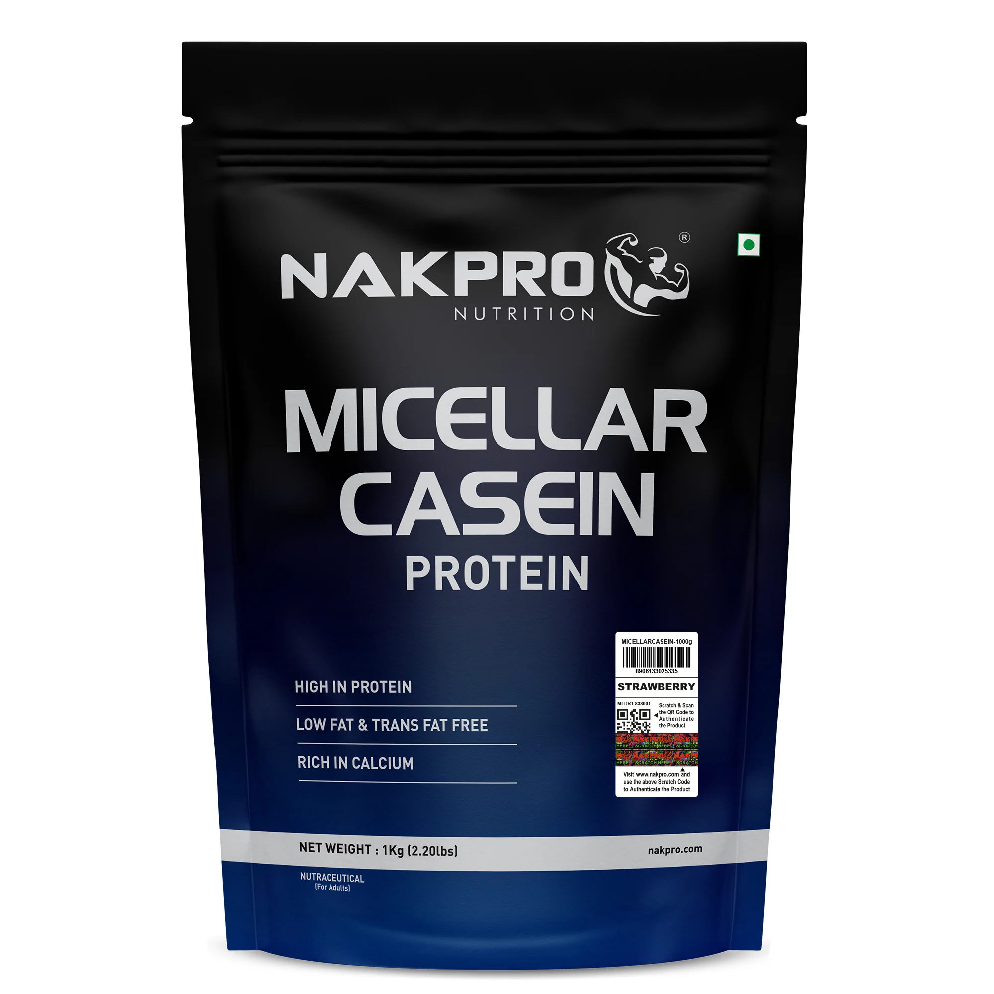 Nakpro Micellar Casein Protein Powder | 80g Protein | Slow Release Protein - Image 34