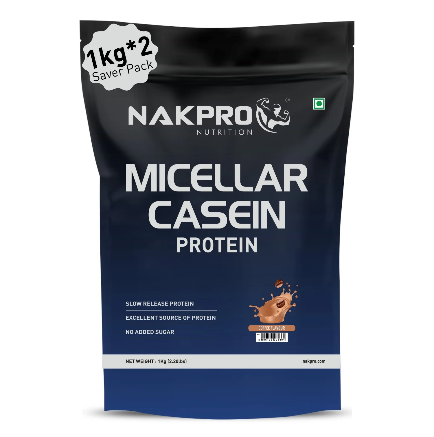 Nakpro Micellar Casein Protein Powder | 80g Protein | Slow Release Protein - Image 9