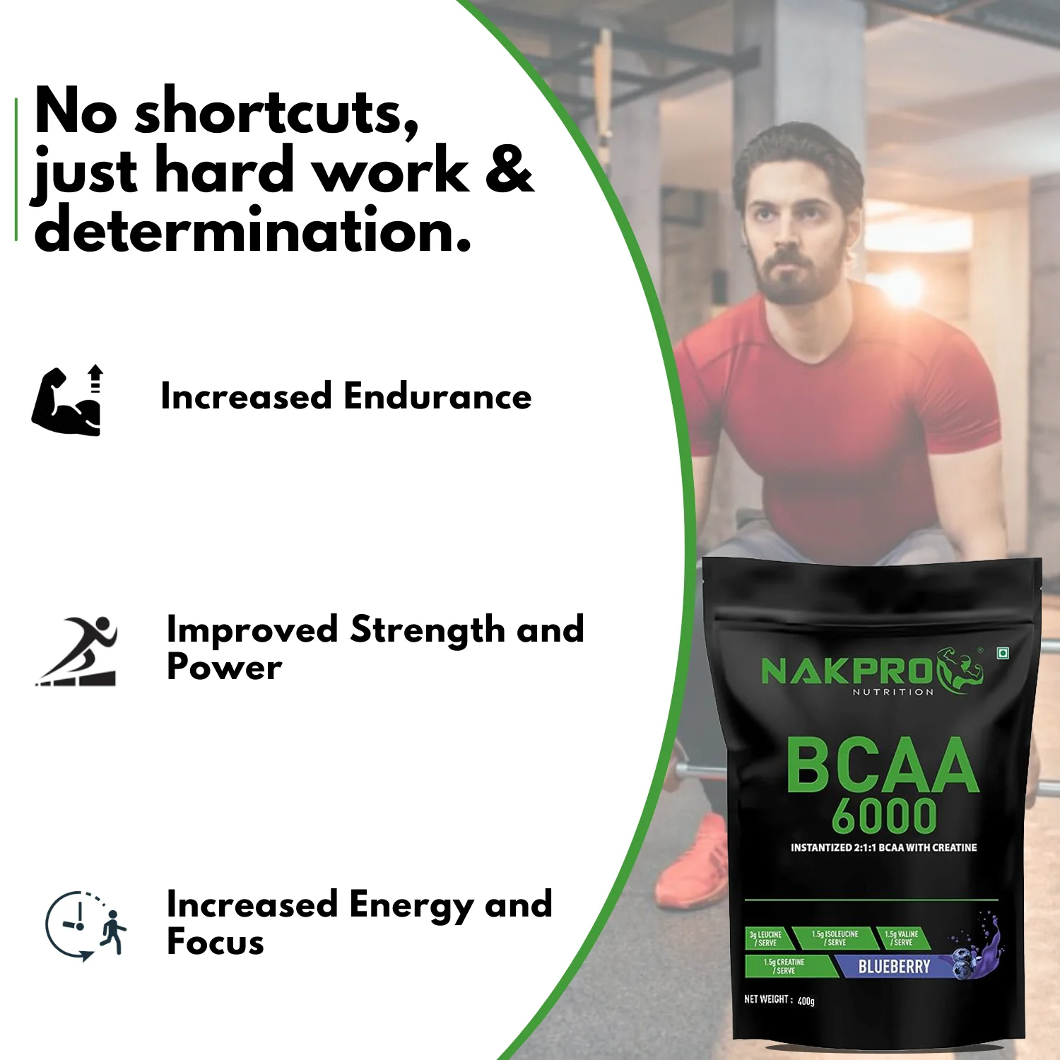 Nakpro BCAA Powder | Amino Acid | Supports workout performance - Image 24