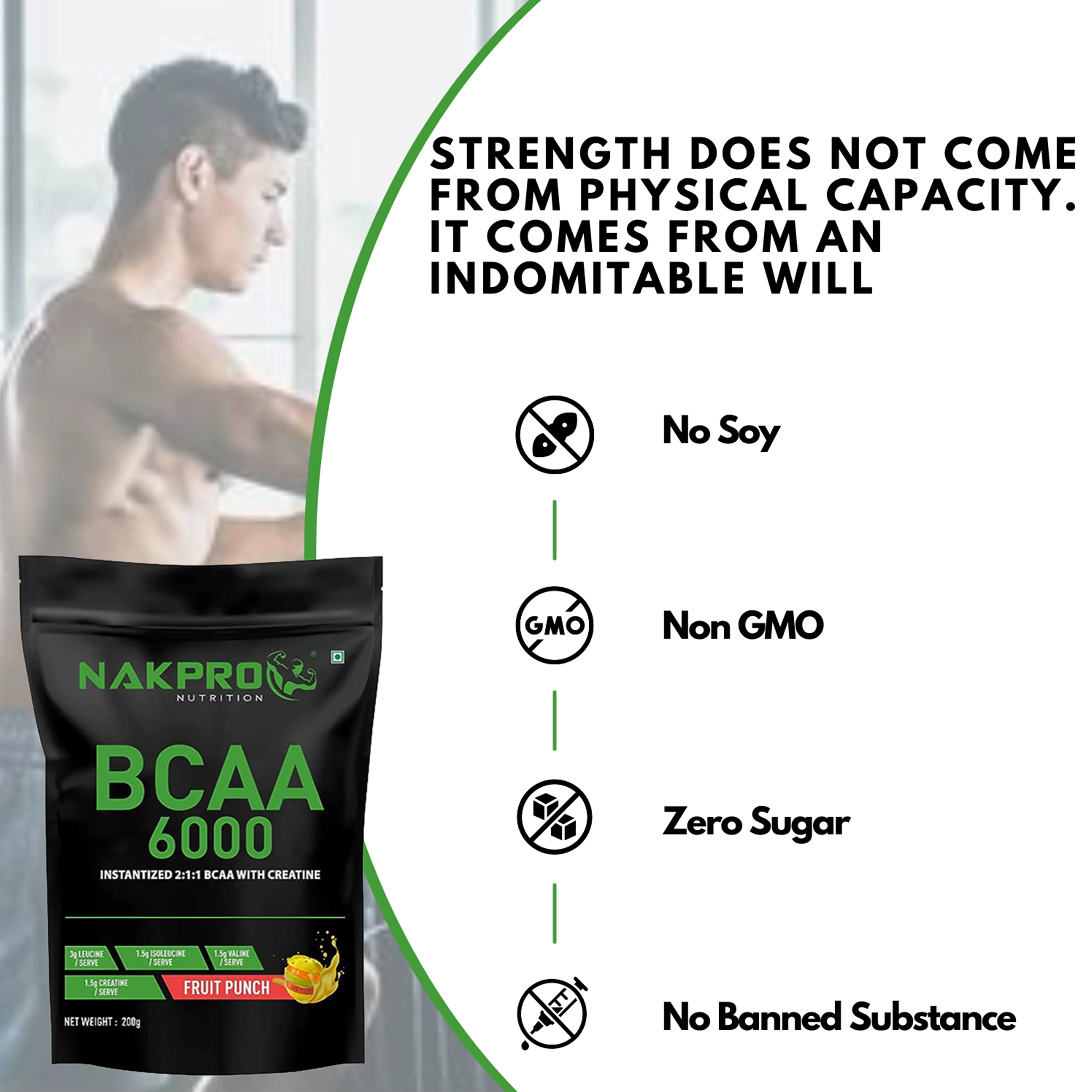 Nakpro BCAA Powder | Amino Acid | Supports workout performance - Image 28