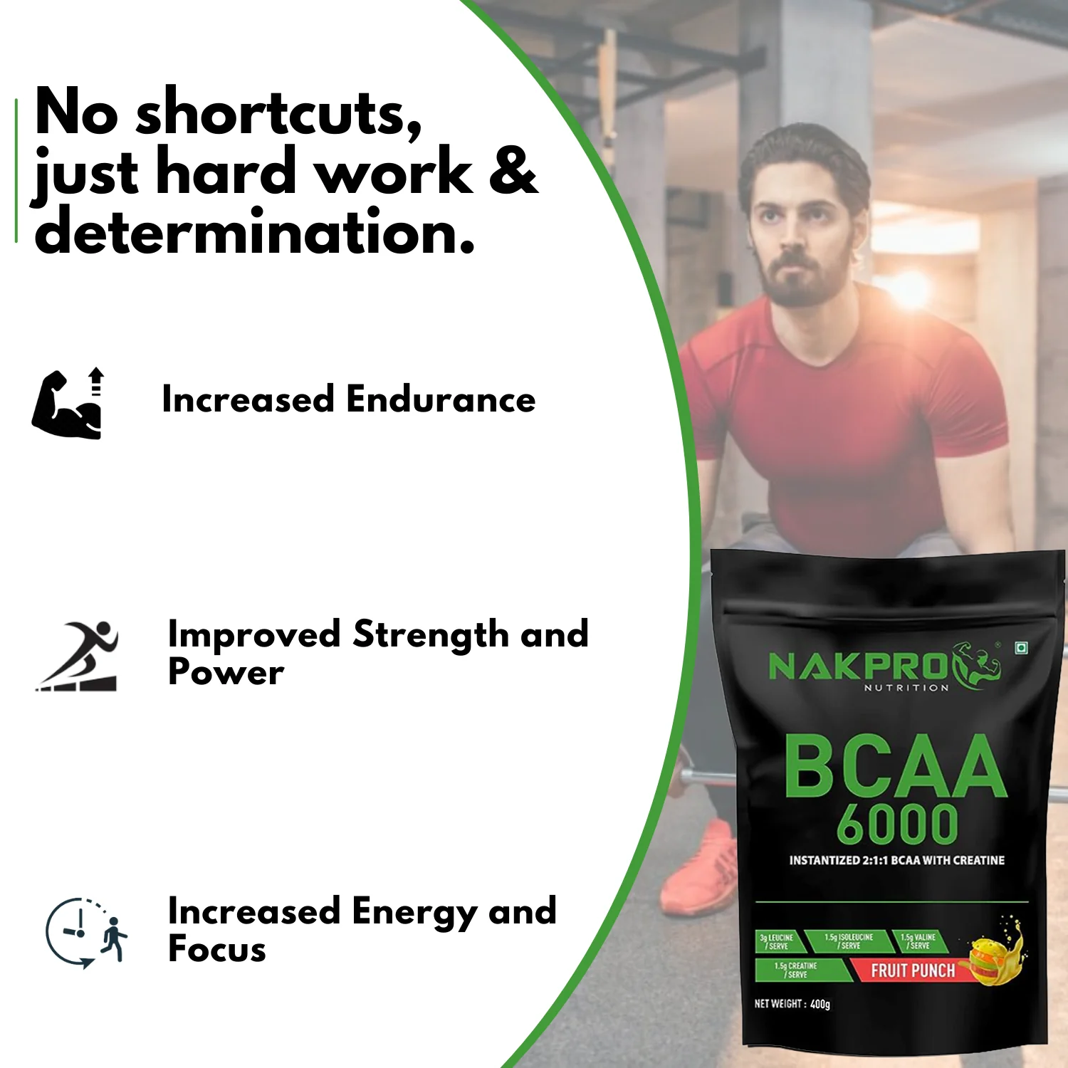 Nakpro BCAA Powder | Amino Acid | Supports workout performance - Image 31