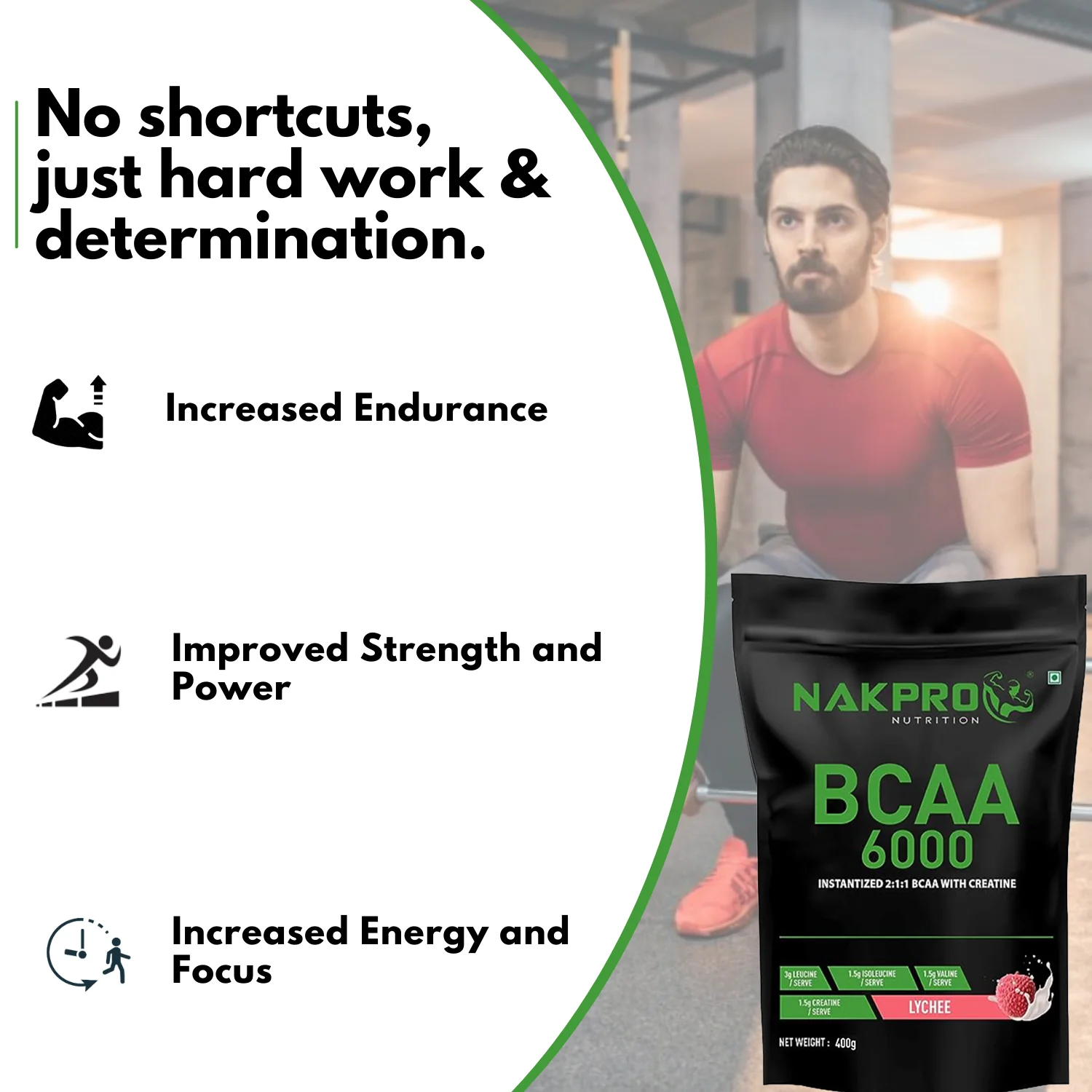 Nakpro BCAA Powder | Amino Acid | Supports workout performance - Image 53