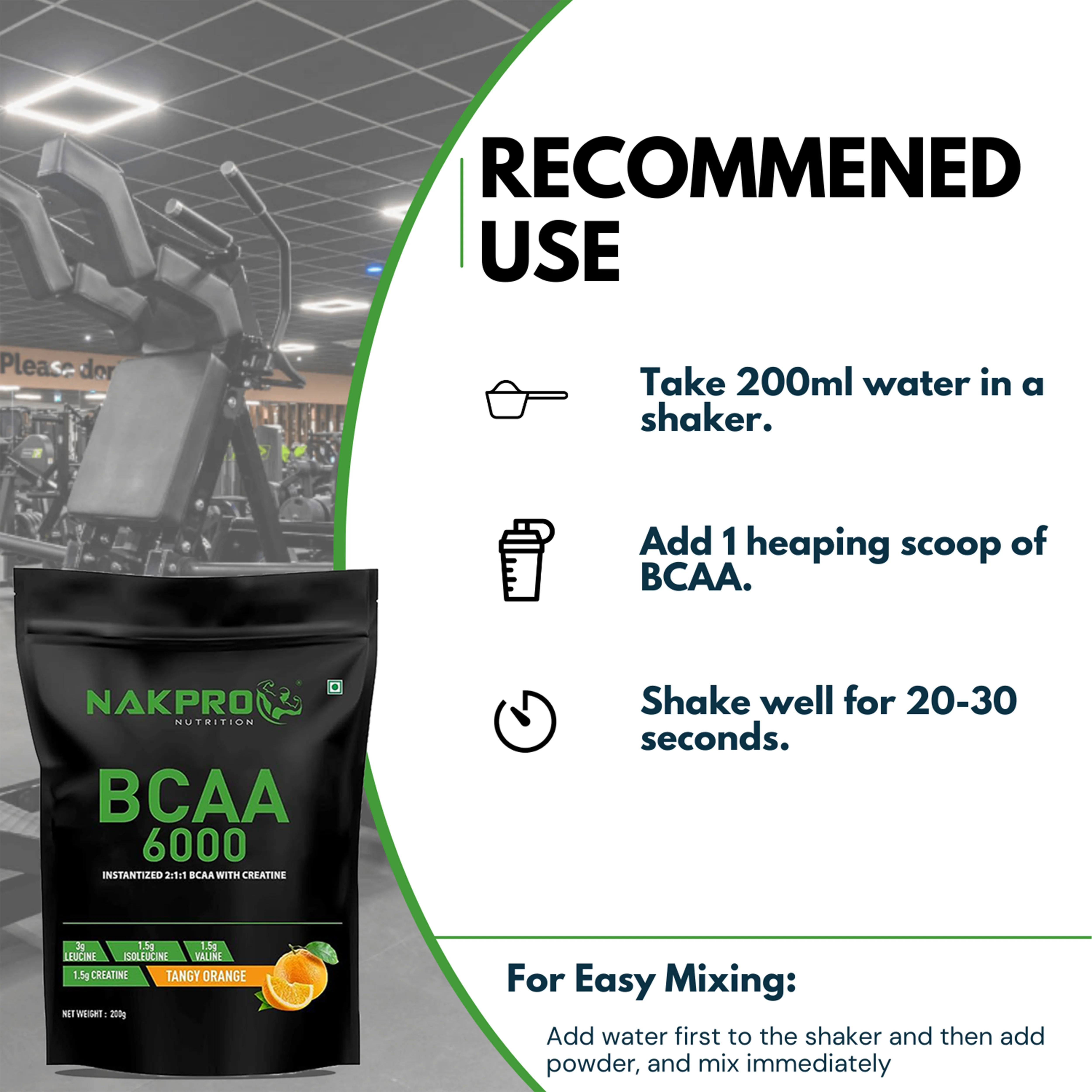 Nakpro BCAA Powder | Amino Acid | Supports workout performance - Image 57