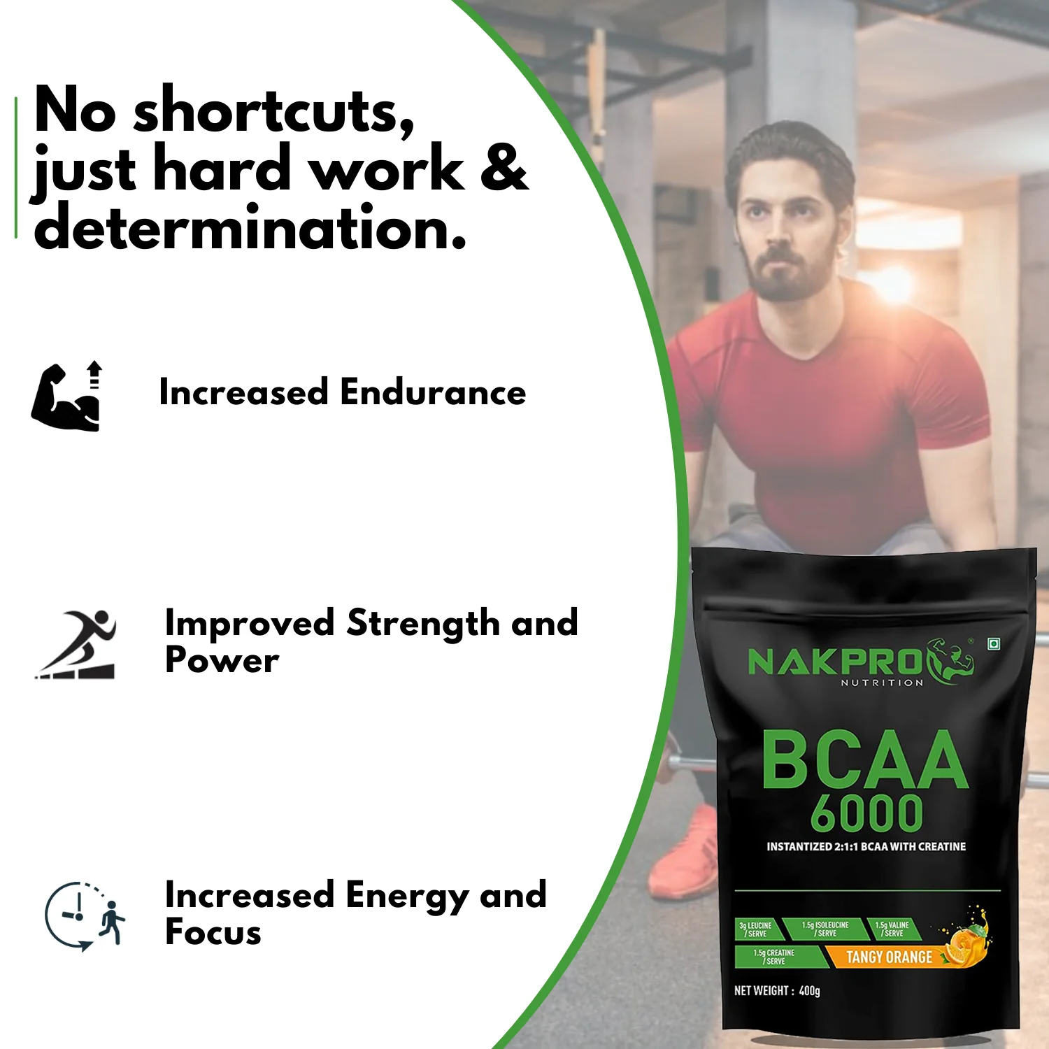 Nakpro BCAA Powder | Amino Acid | Supports workout performance - Image 64