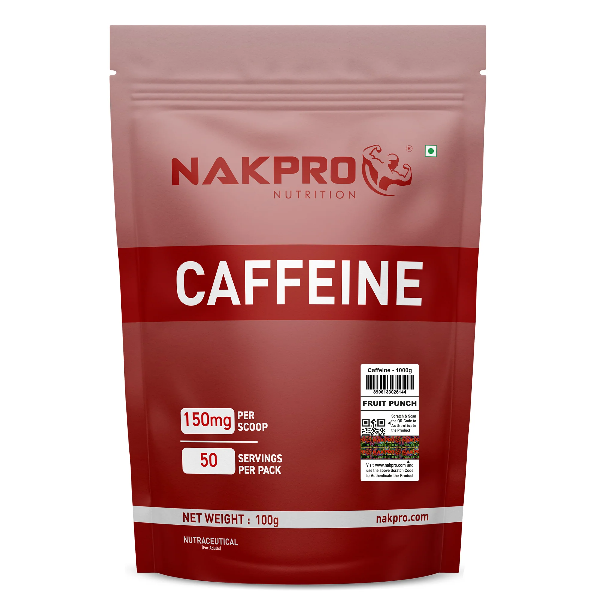 Nakpro Caffeine Pre-Workout Supplement | Support alertness and mental focus - Image 5