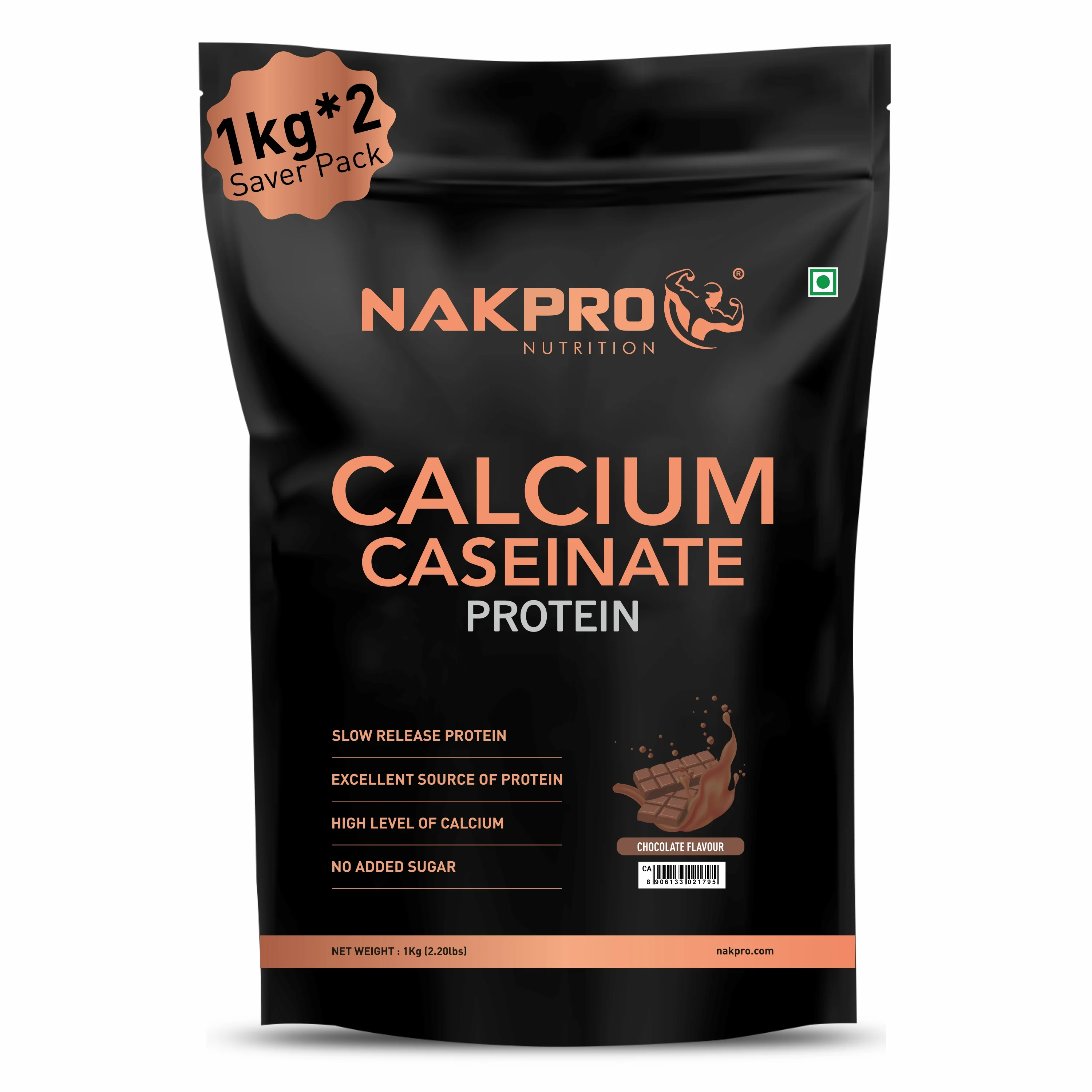 Nakpro Calcium Caseinate Protein Powder | 81g Protein | Slow Release Protein | High Calcium - Image 23