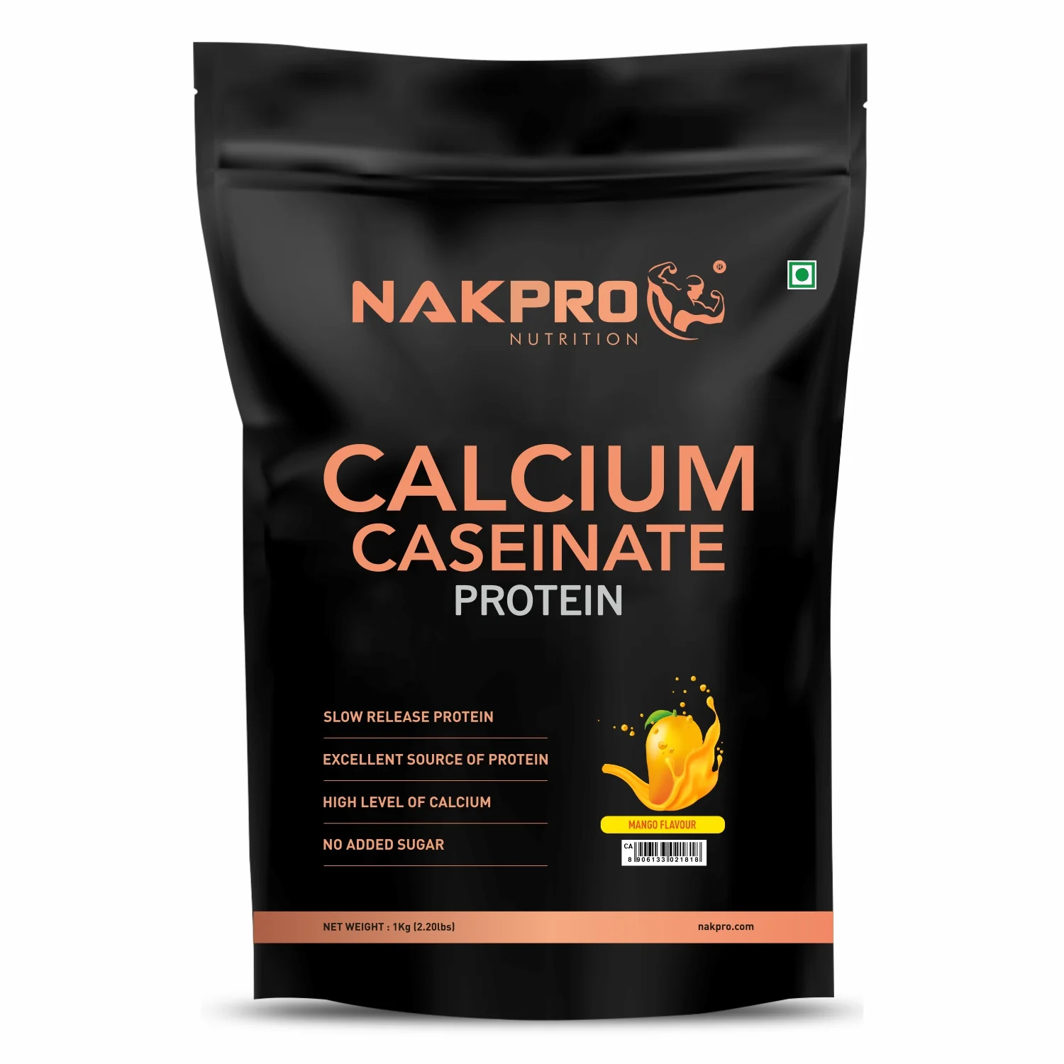 Nakpro Calcium Caseinate Protein Powder | 81g Protein | Slow Release Protein | High Calcium - Image 26