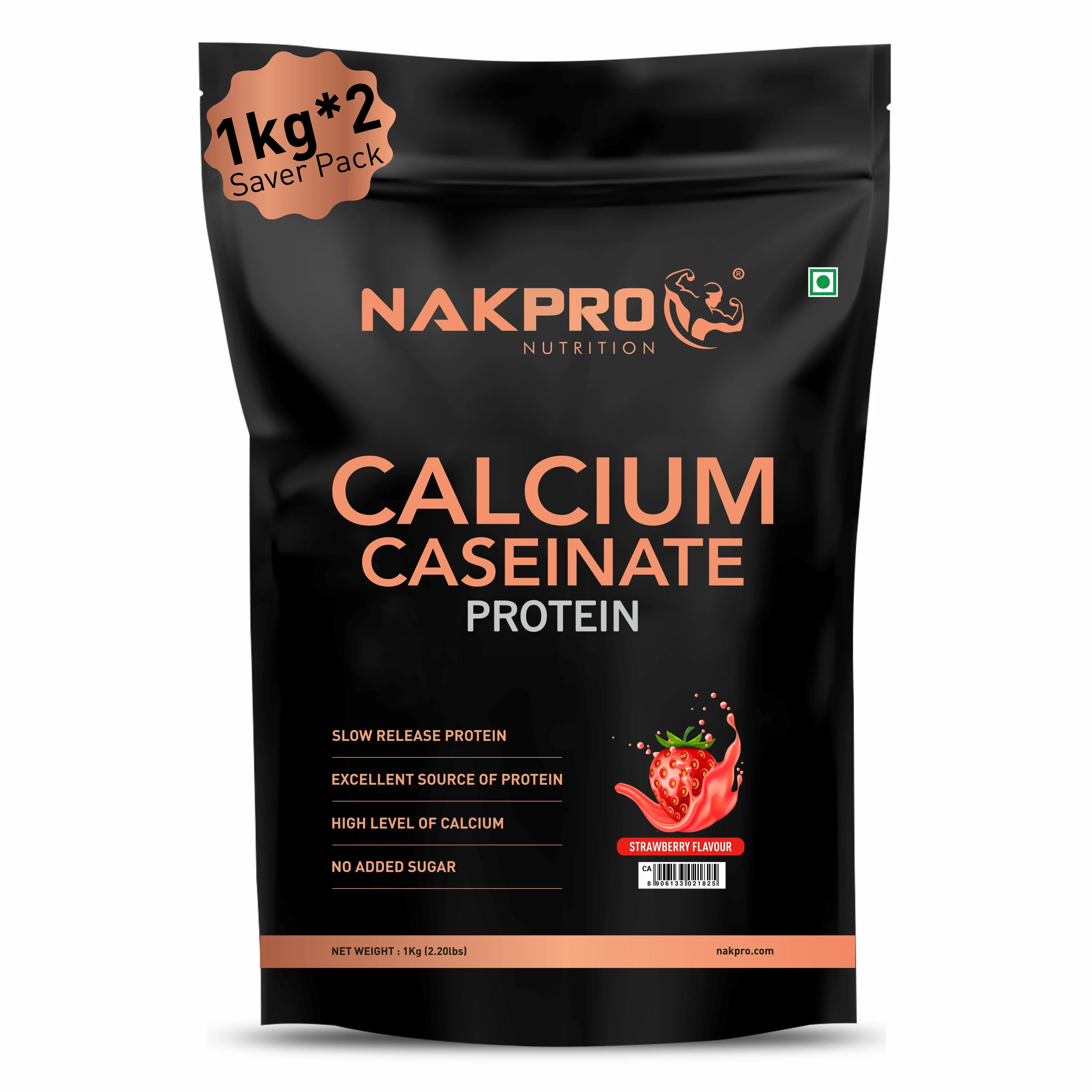 Nakpro Calcium Caseinate Protein Powder | 81g Protein | Slow Release Protein | High Calcium - Image 29
