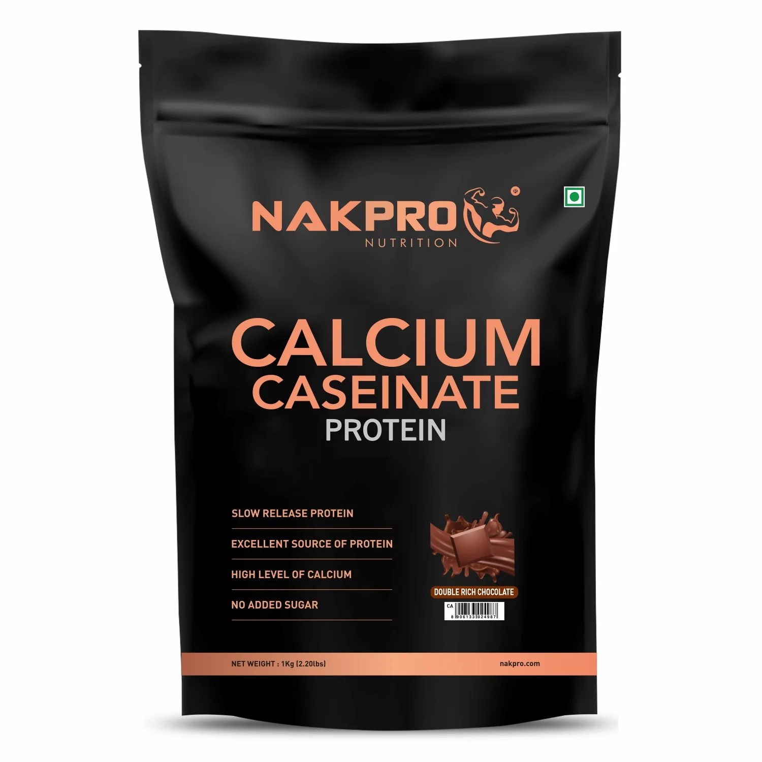 Nakpro Calcium Caseinate Protein Powder | 81g Protein | Slow Release Protein | High Calcium - Image 3