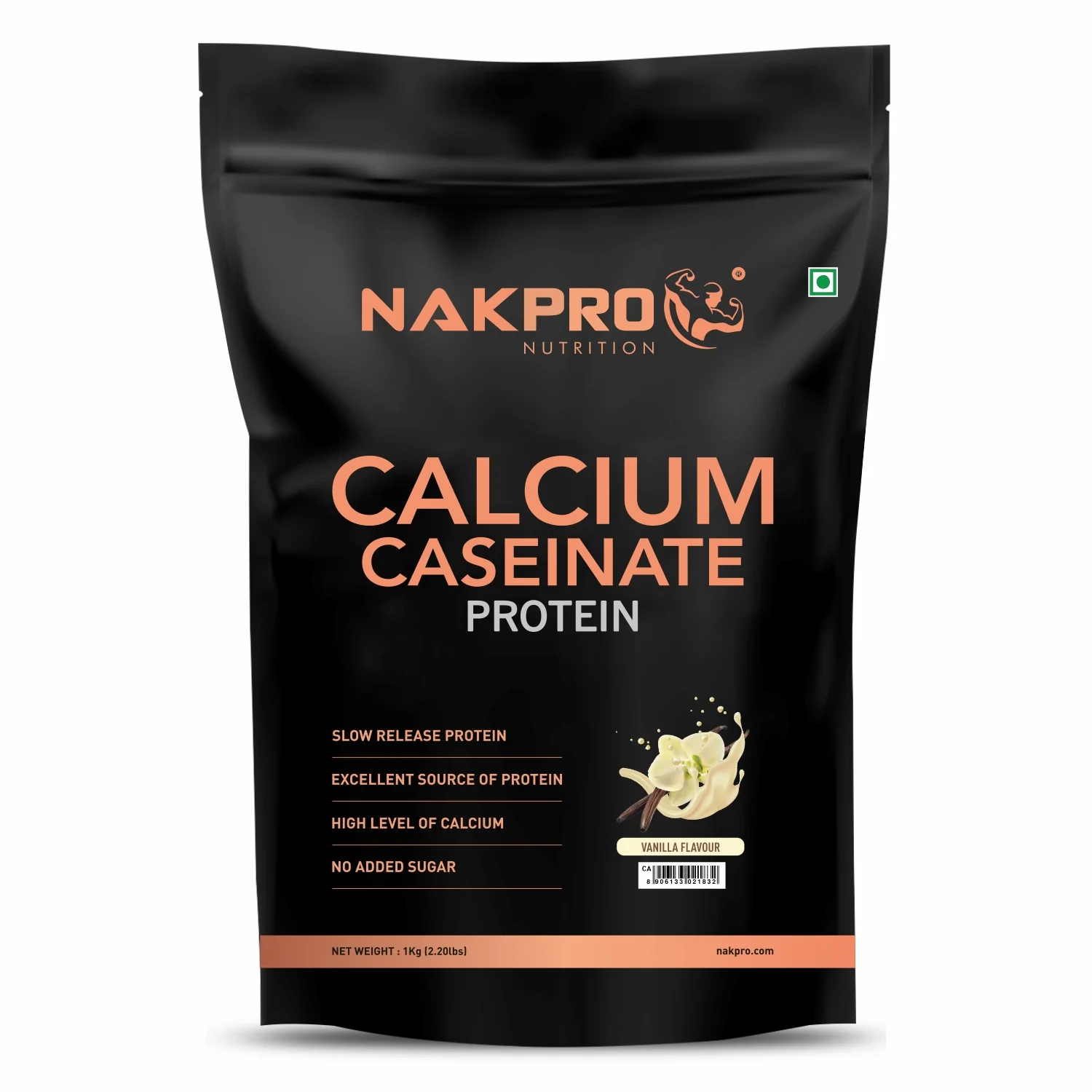 Nakpro Calcium Caseinate Protein Powder | 81g Protein | Slow Release Protein | High Calcium - Image 30