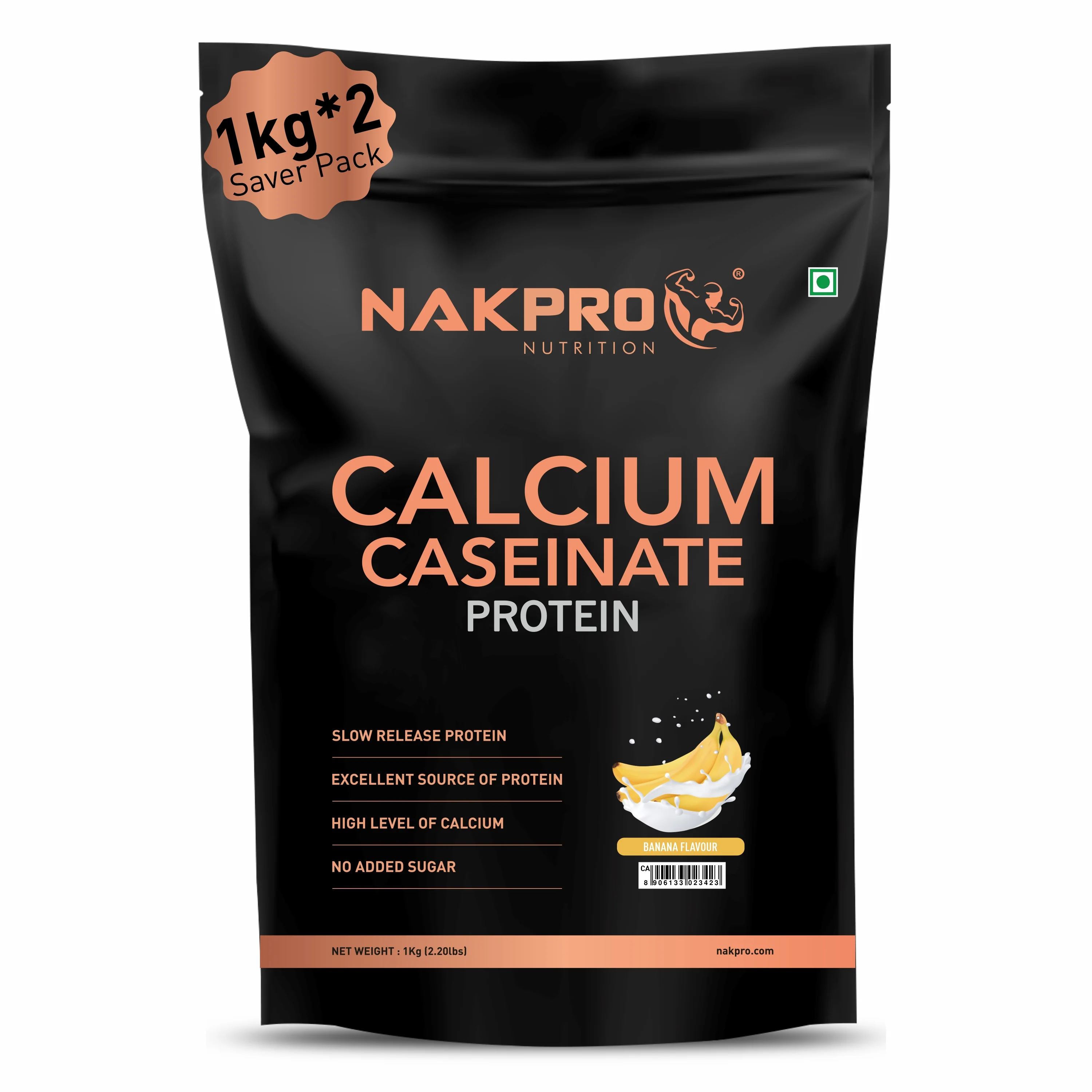 Nakpro Calcium Caseinate Protein Powder | 81g Protein | Slow Release Protein | High Calcium - Image 32