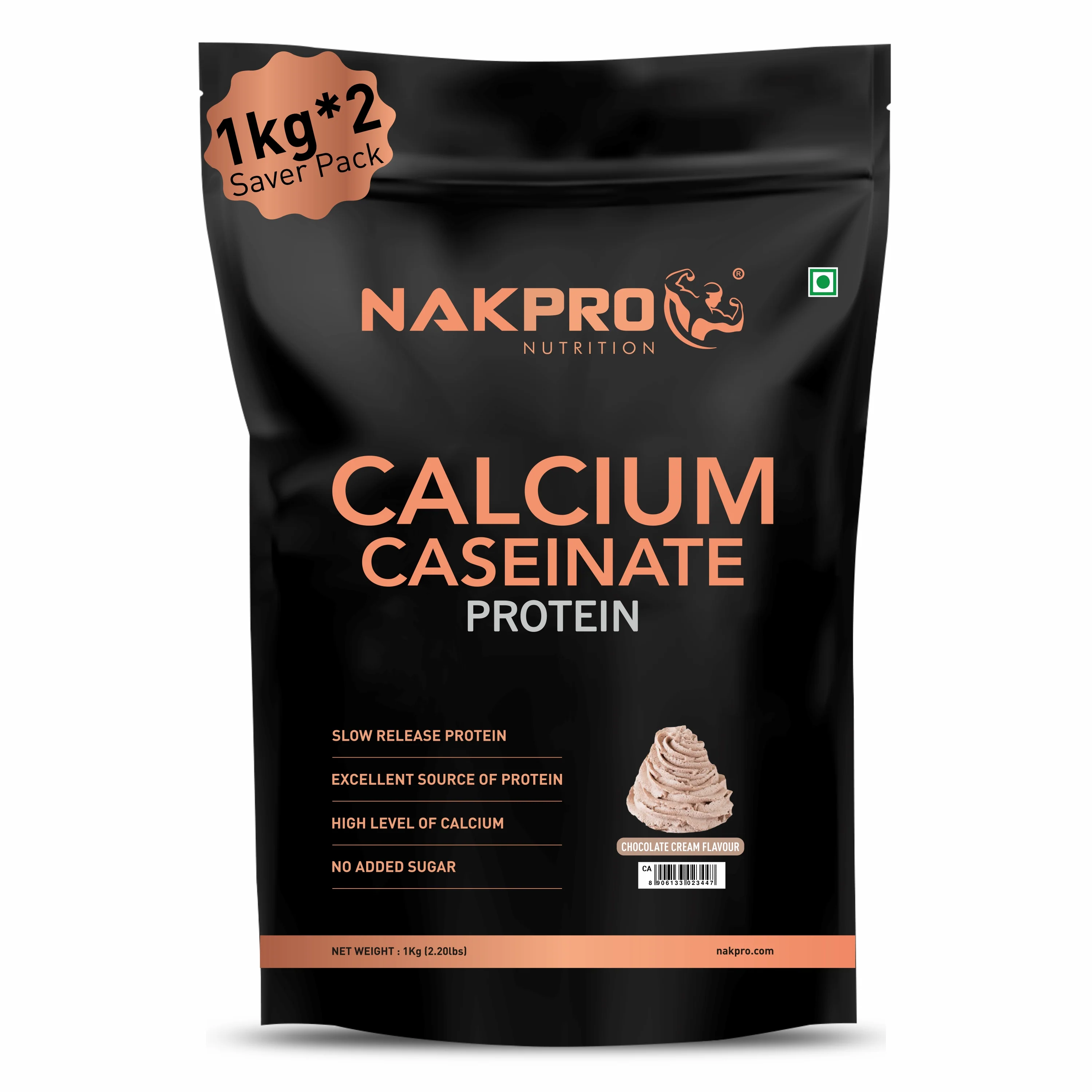 Nakpro Calcium Caseinate Protein Powder | 81g Protein | Slow Release Protein | High Calcium - Image 34