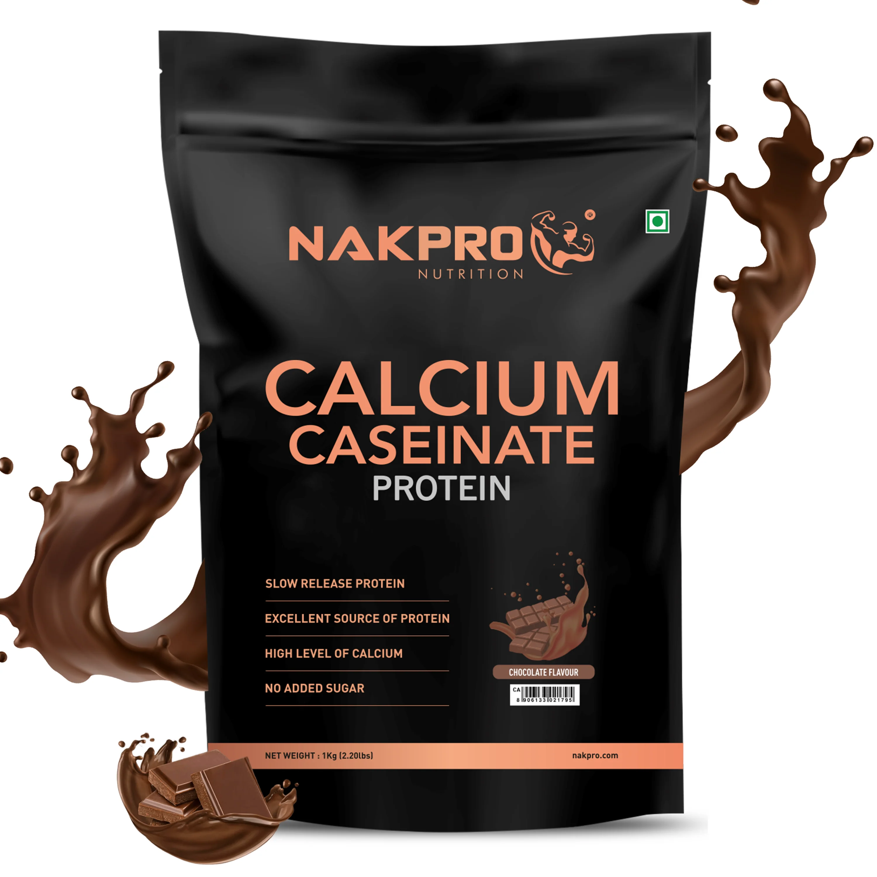 Nakpro Calcium Caseinate Protein Powder | 81g Protein | Slow Release Protein | High Calcium - Image 35