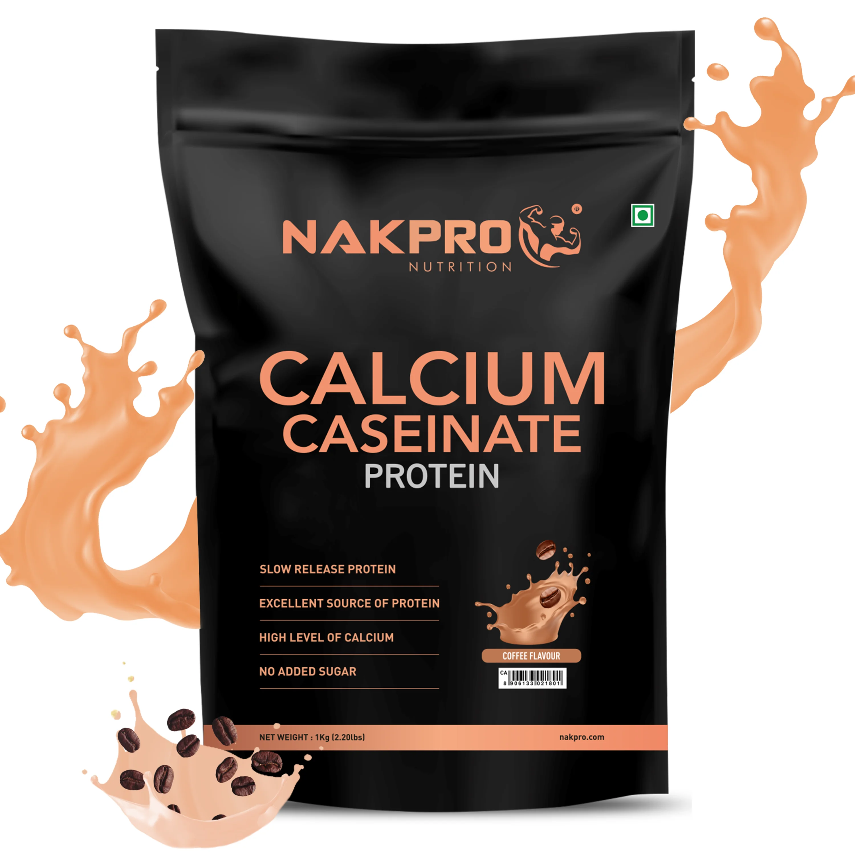 Nakpro Calcium Caseinate Protein Powder | 81g Protein | Slow Release Protein | High Calcium - Image 36
