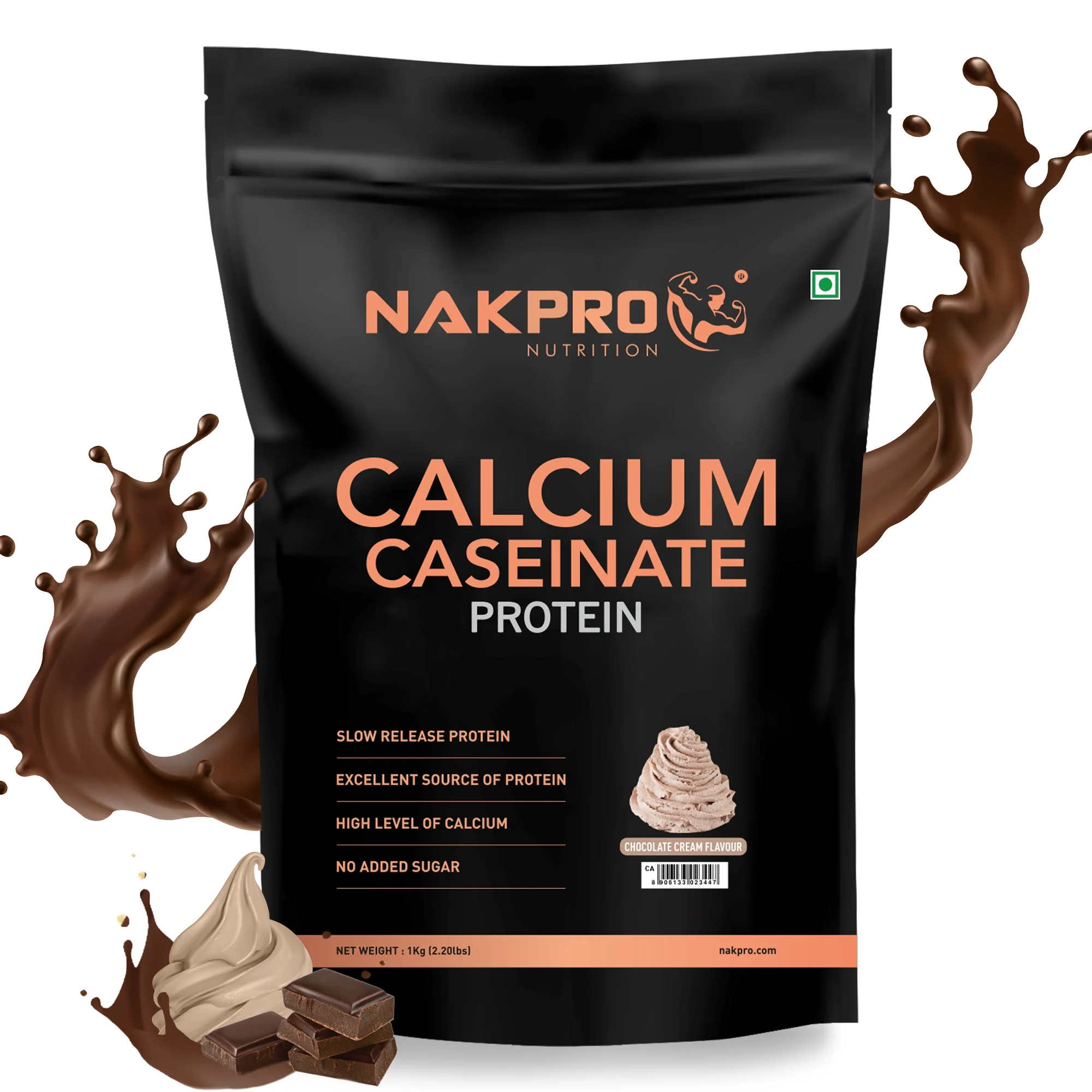 Nakpro Calcium Caseinate Protein Powder | 81g Protein | Slow Release Protein | High Calcium - Image 42
