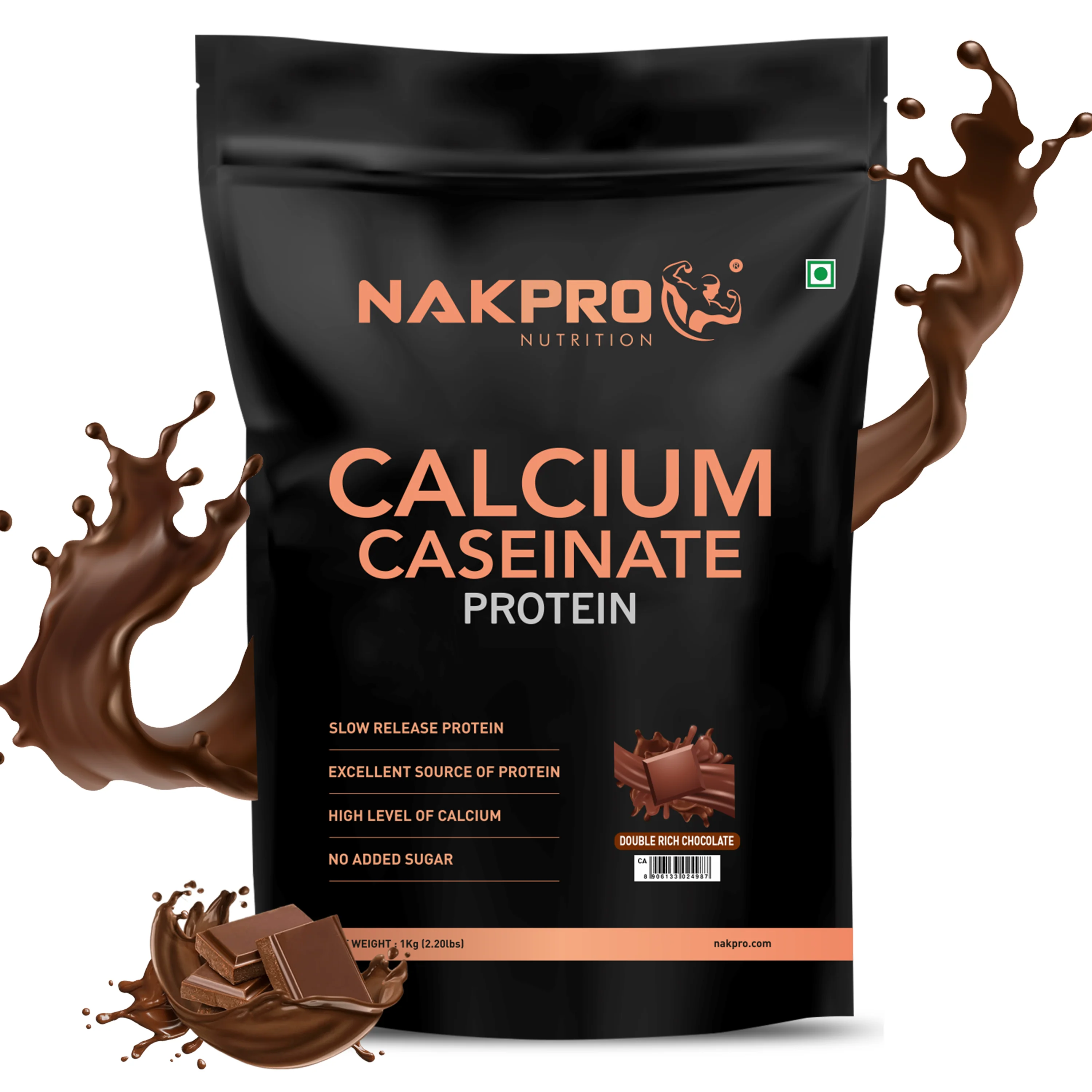 Nakpro Calcium Caseinate Protein Powder | 81g Protein | Slow Release Protein | High Calcium - Image 43