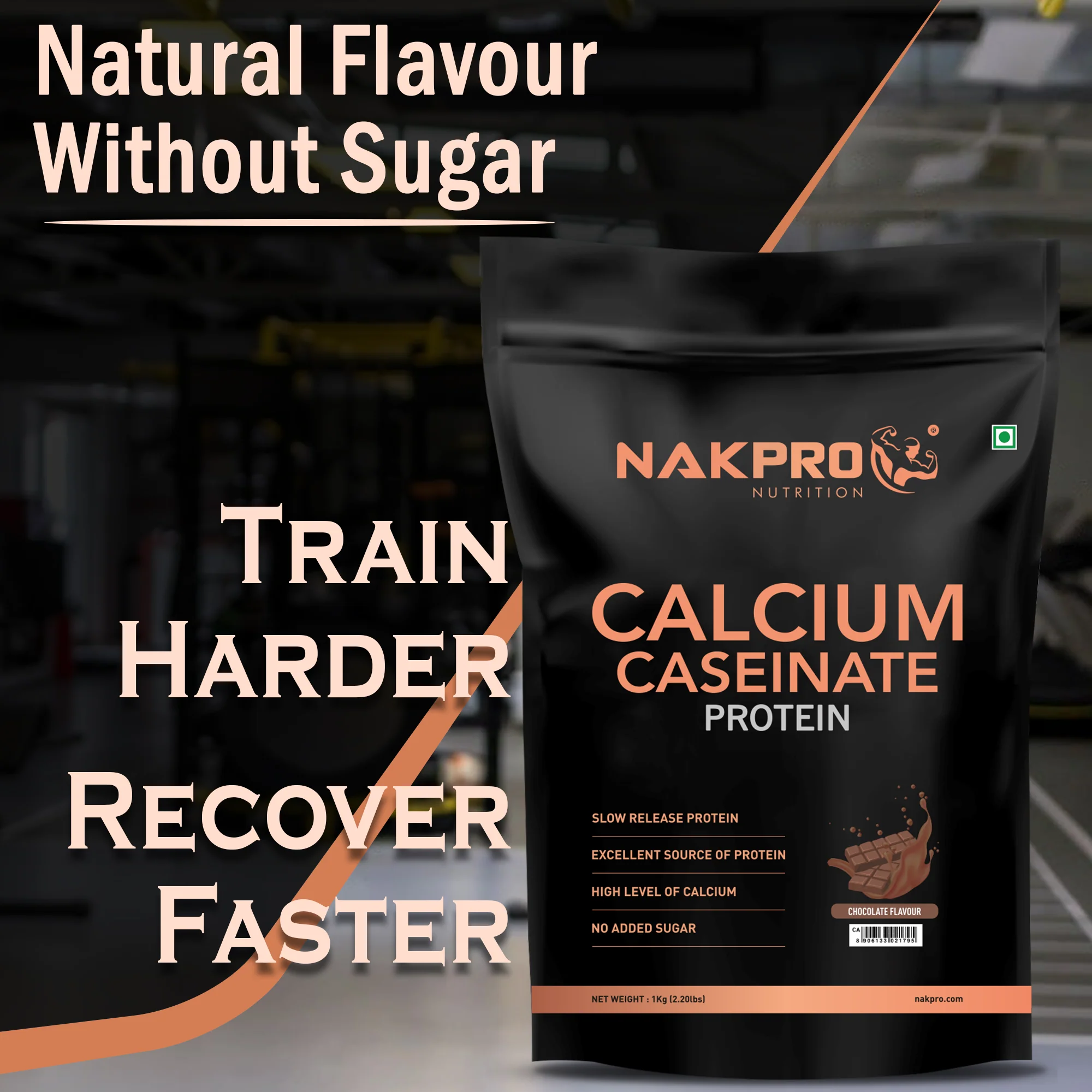 Nakpro Calcium Caseinate Protein Powder | 81g Protein | Slow Release Protein | High Calcium - Image 55