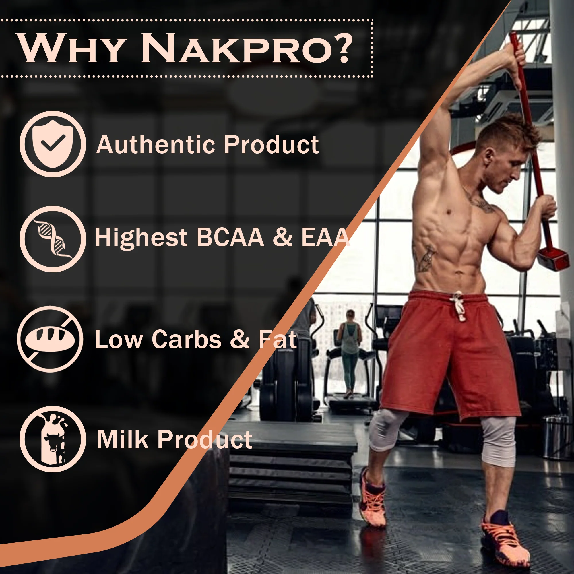 Nakpro Calcium Caseinate Protein Powder | 81g Protein | Slow Release Protein | High Calcium - Image 57