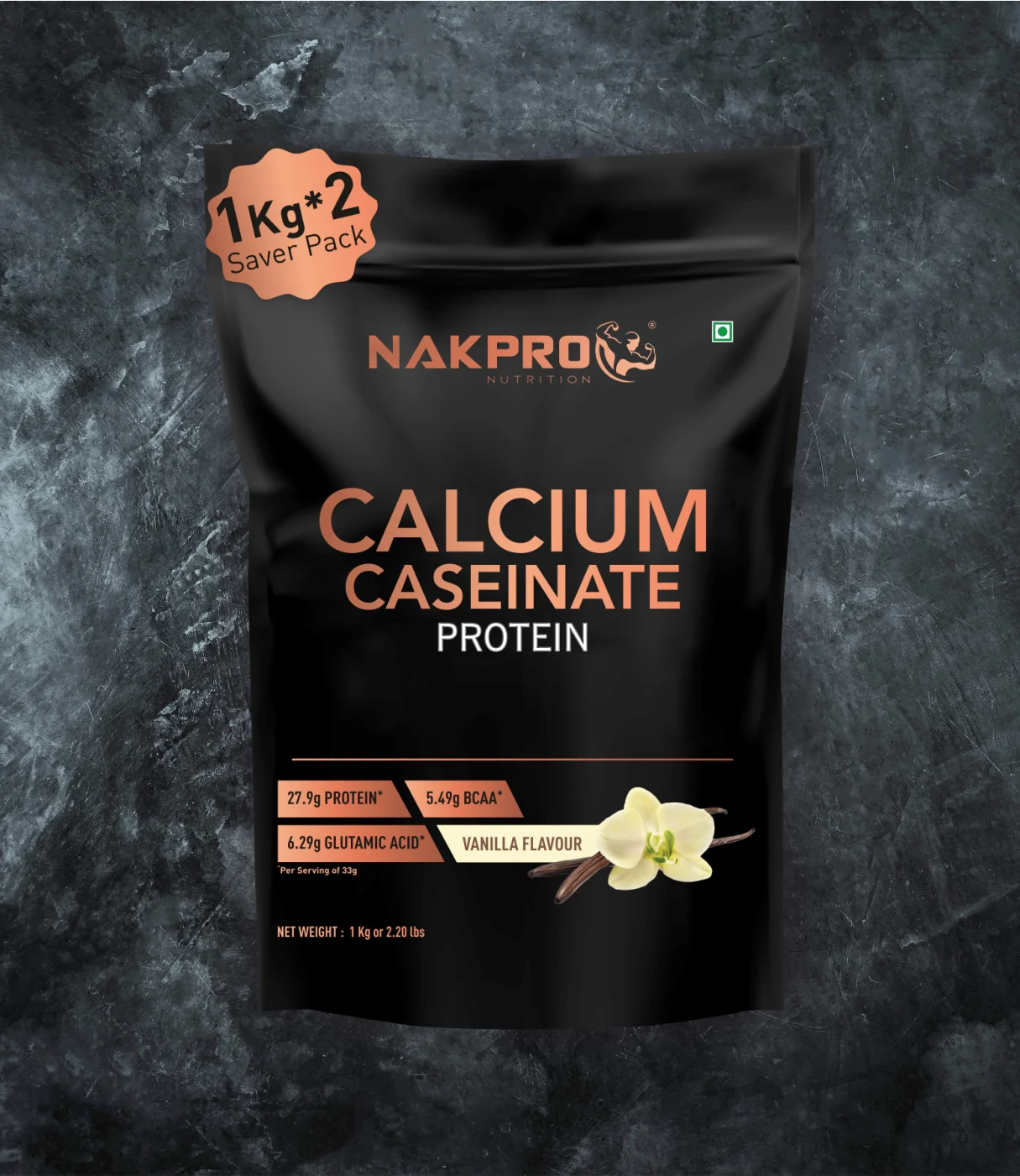 Nakpro Calcium Caseinate Protein Powder | 81g Protein | Slow Release Protein | High Calcium - Image 9