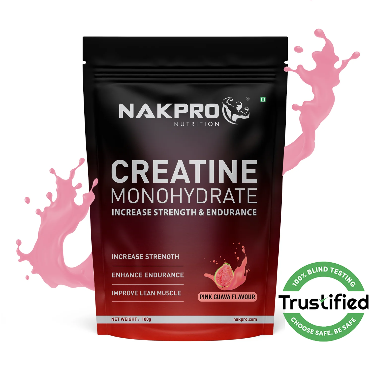 Nakpro Micronized Creatine Monohydrate | Maintenance and Support muscle | Trustified Certified - Image 10