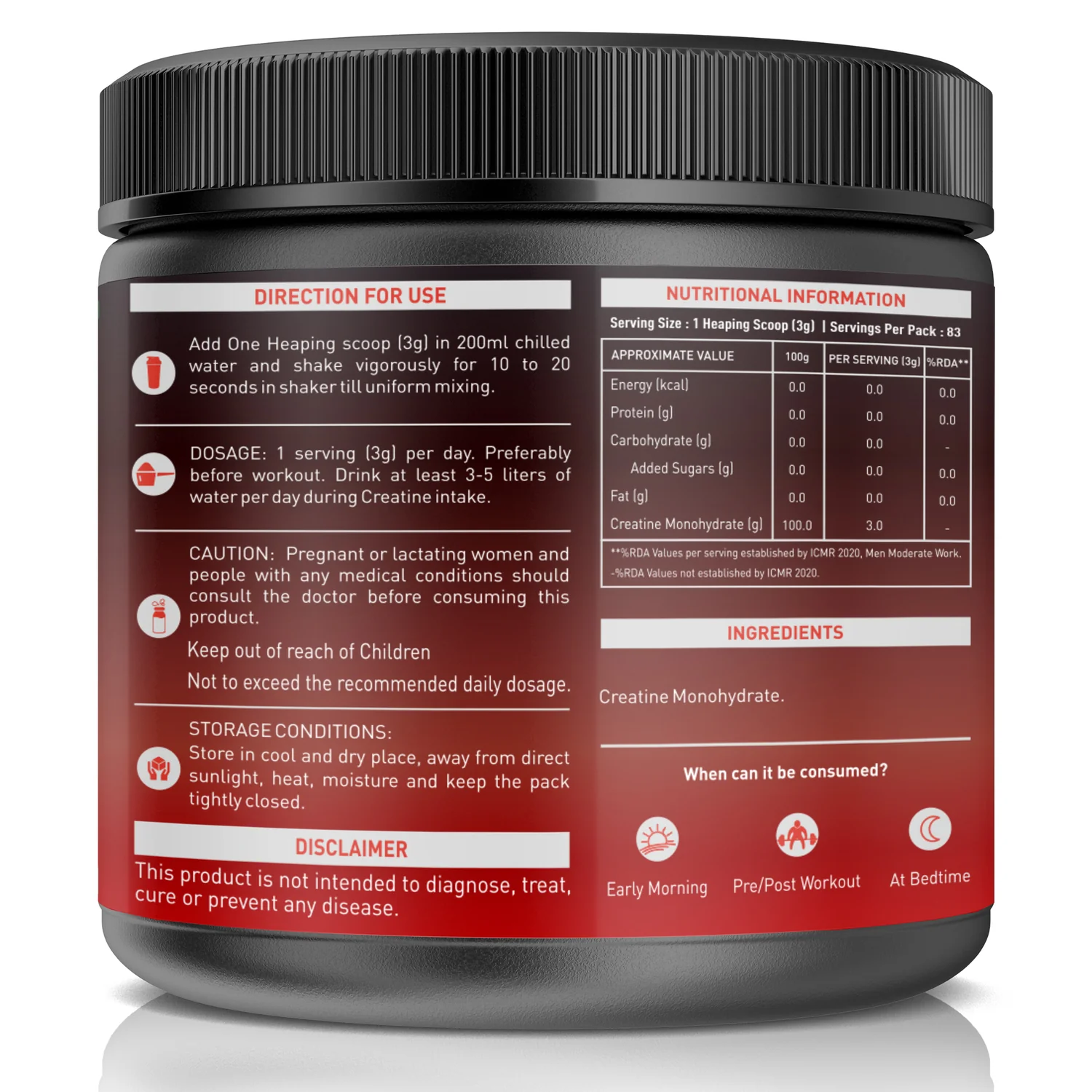 Nakpro Micronized Creatine Monohydrate | Maintenance and Support muscle | Trustified Certified - Image 101