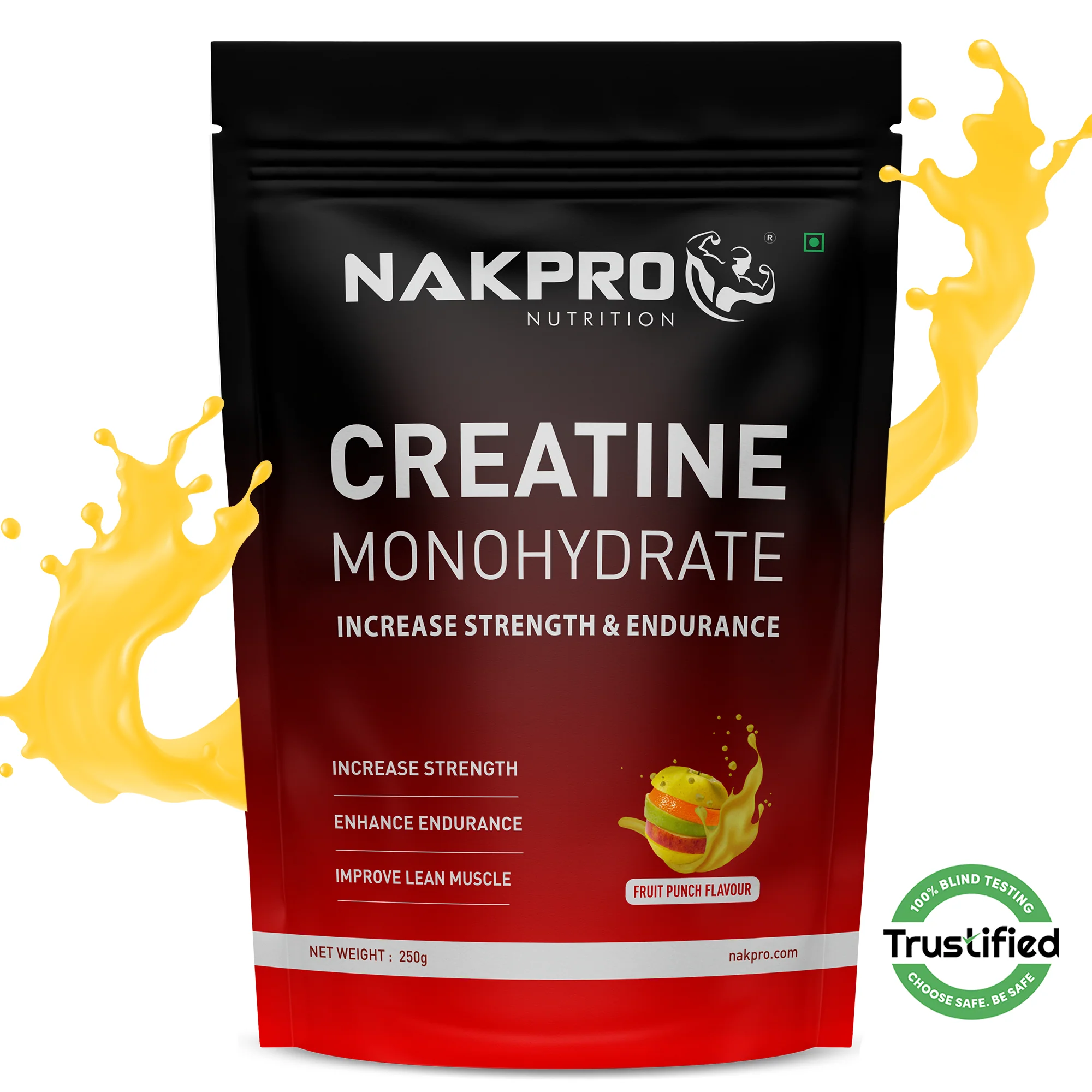 Nakpro Micronized Creatine Monohydrate | Maintenance and Support muscle | Trustified Certified - Image 6