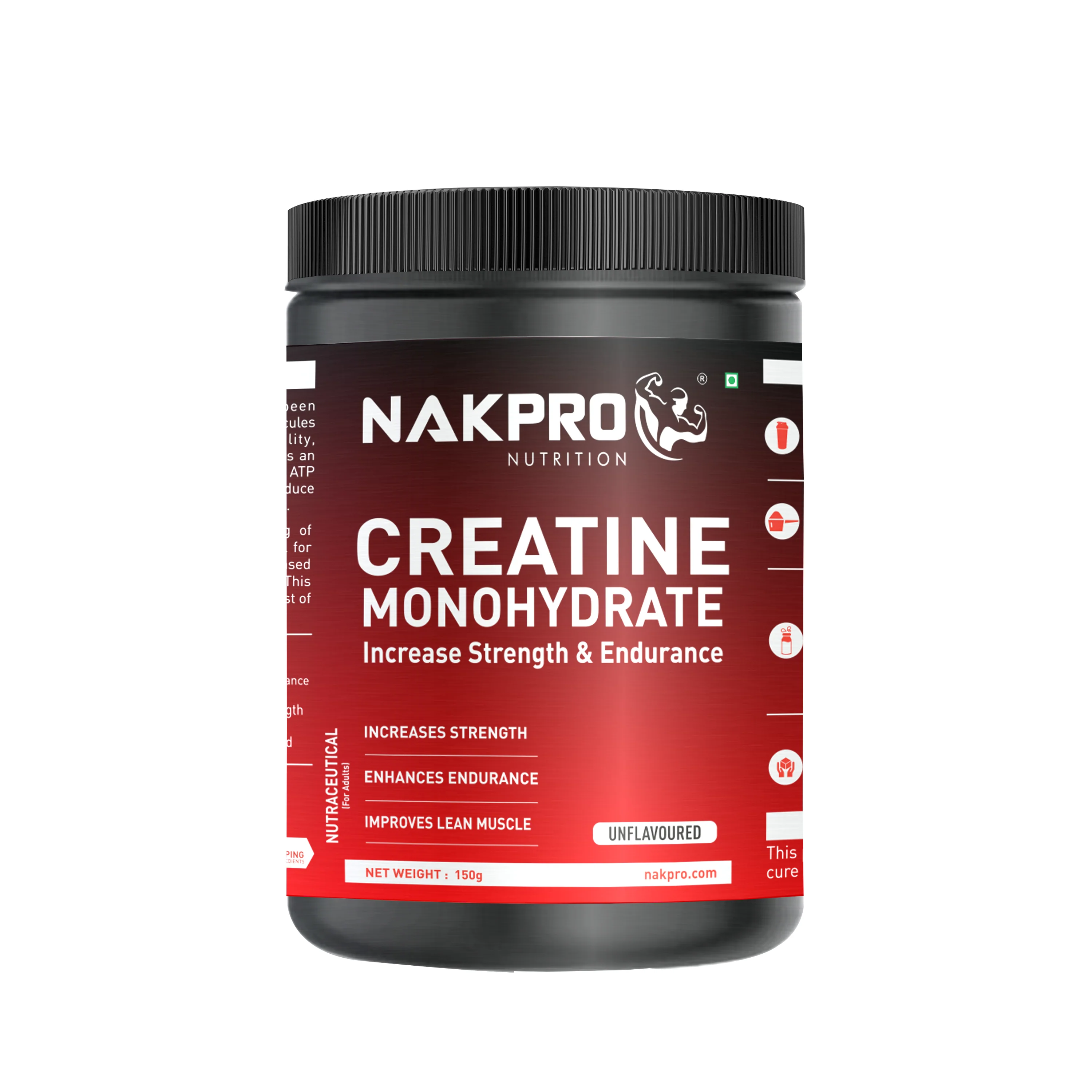 Nakpro Micronized Creatine Monohydrate | Maintenance and Support muscle | Trustified Certified - Image 64