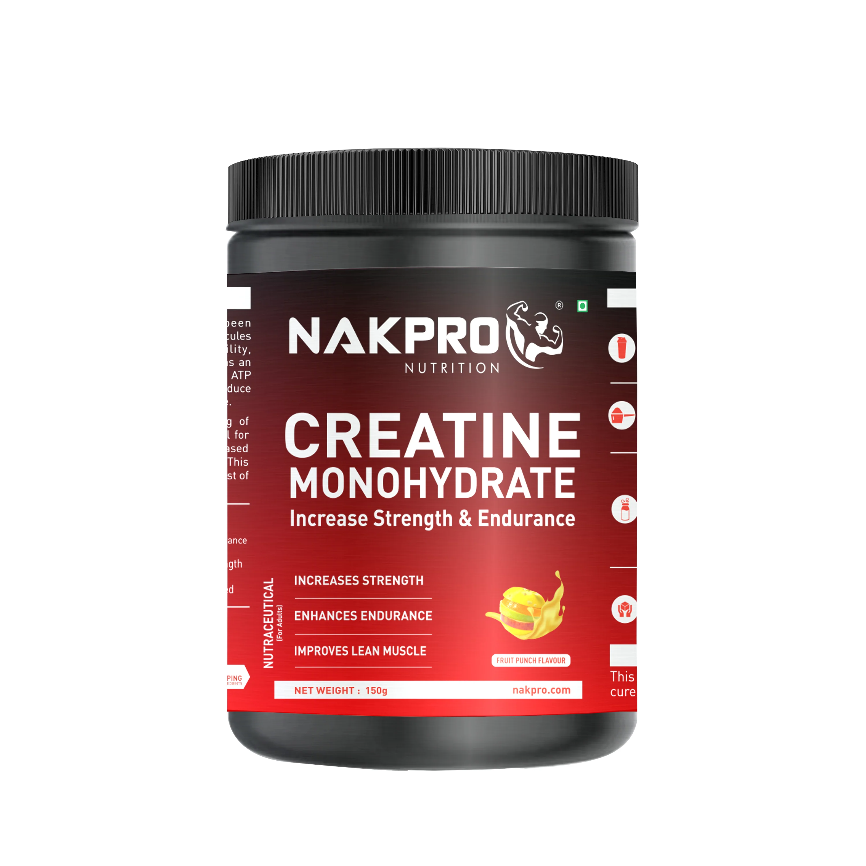 Nakpro Micronized Creatine Monohydrate | Maintenance and Support muscle | Trustified Certified - Image 65