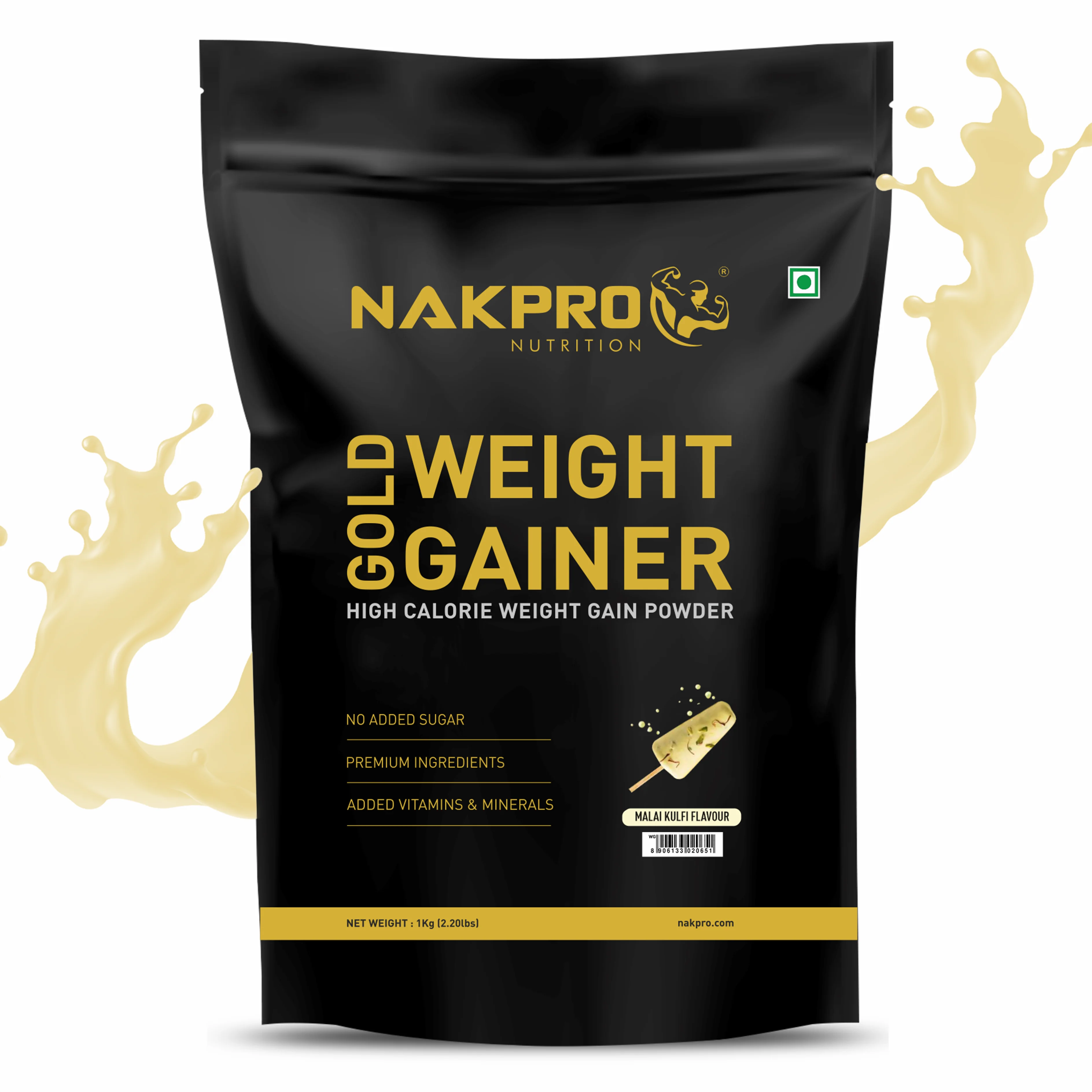 Nakpro Gold Weight Gainer | 79g Carbs | Added Vitamins & Minerals - Image 101