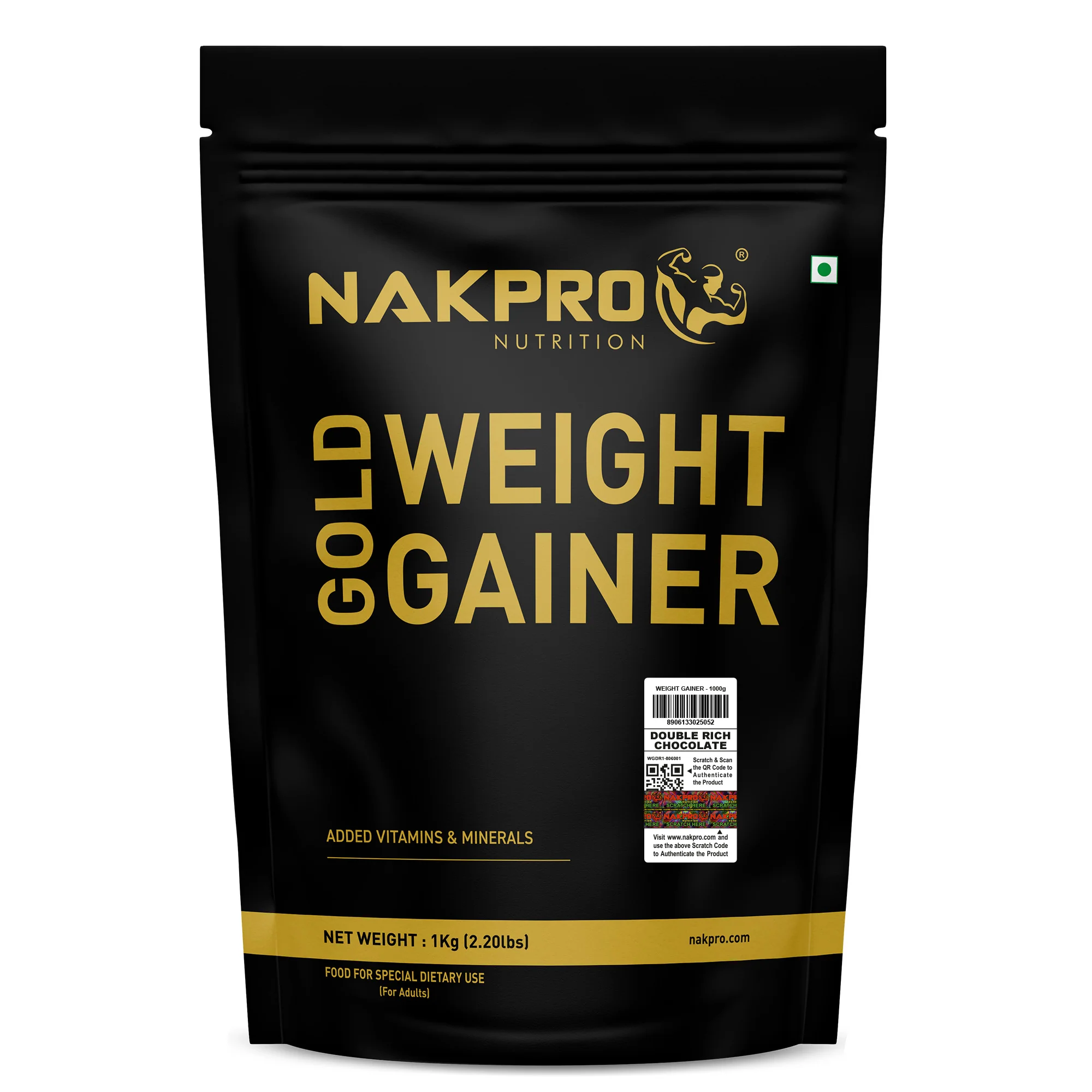 Nakpro Gold Weight Gainer | 79g Carbs | Added Vitamins & Minerals - Image 128