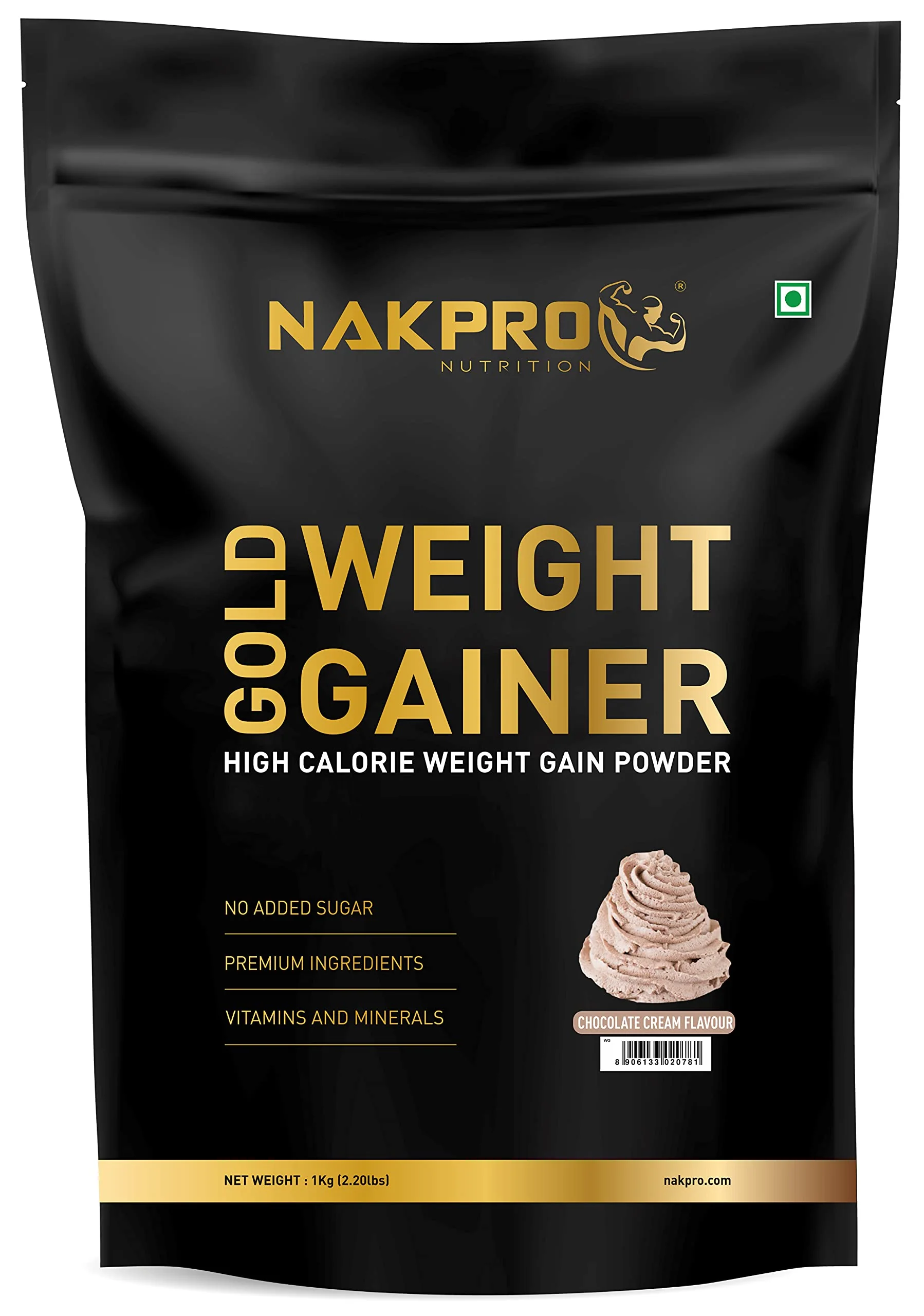 Nakpro Gold Weight Gainer | 79g Carbs | Added Vitamins & Minerals - Image 13