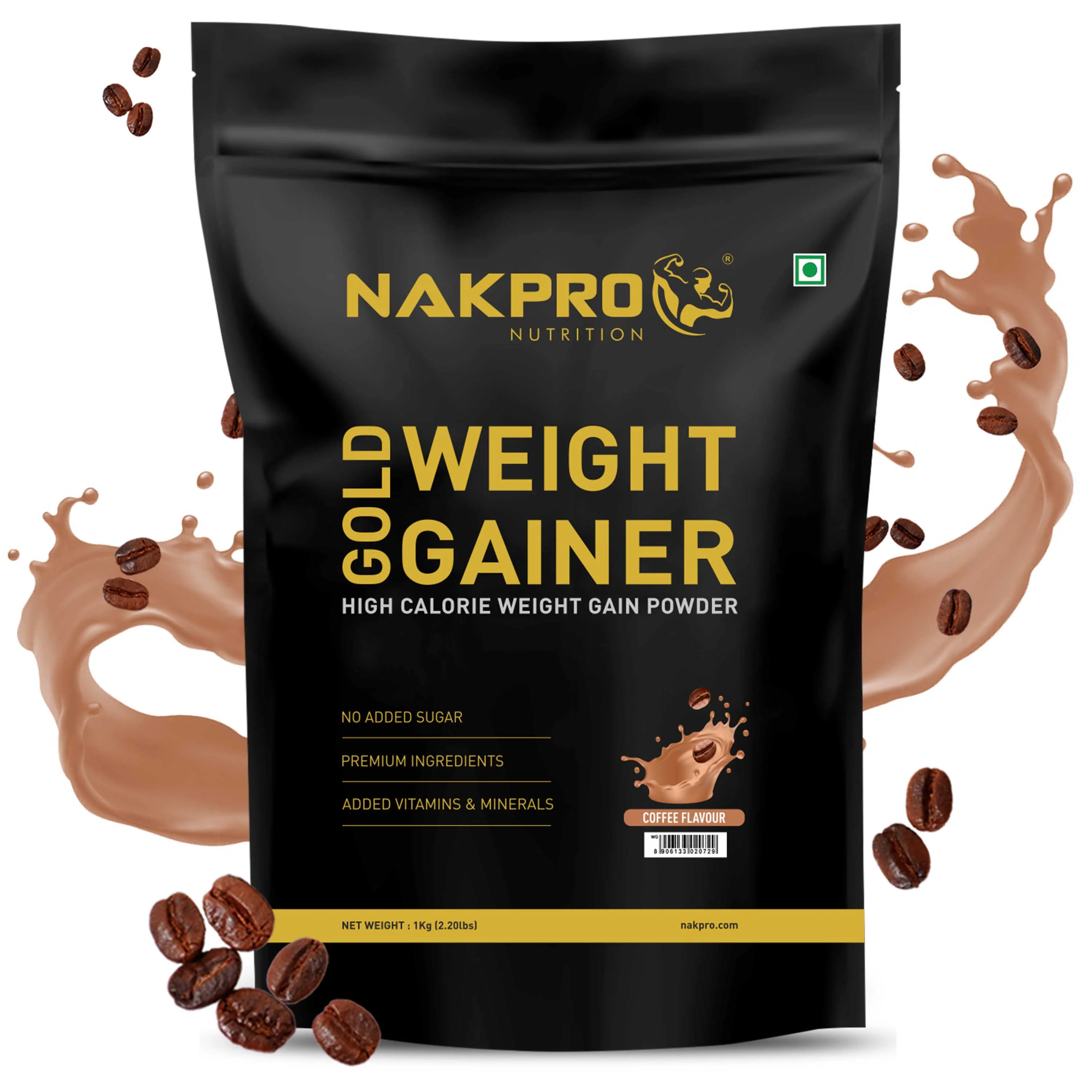 Nakpro Gold Weight Gainer | 79g Carbs | Added Vitamins & Minerals - Image 27