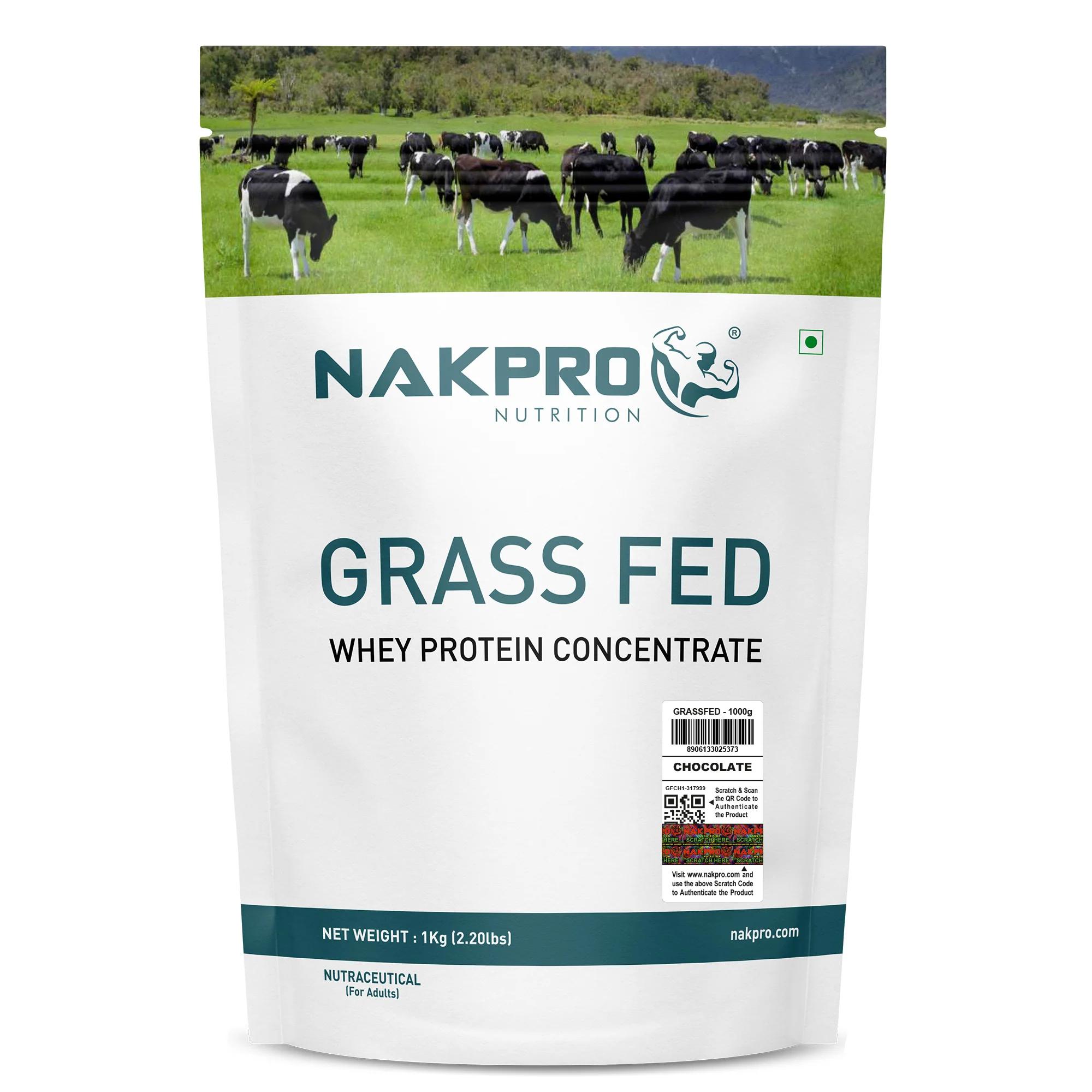Nakpro Grass Fed Whey Protein Concentrate | 75g Protein - Image 2