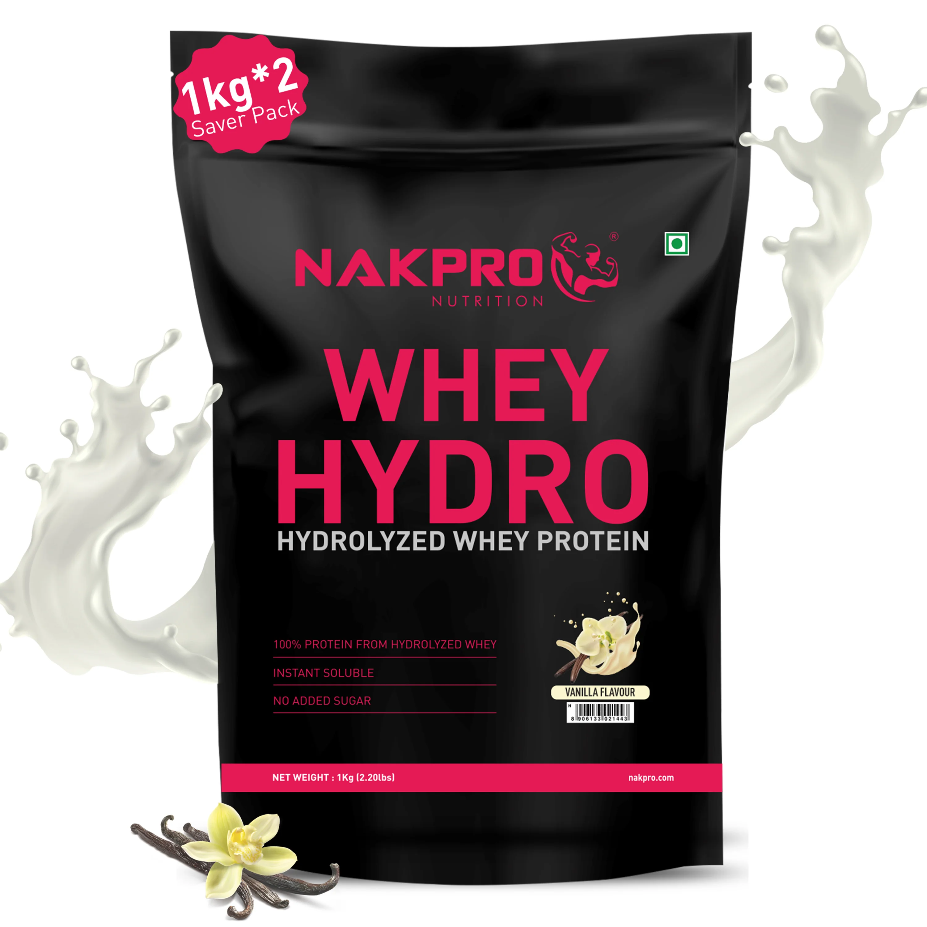 Nakpro Whey Hydro Whey Protein Hydrolysate | 75g Protein - Image 16