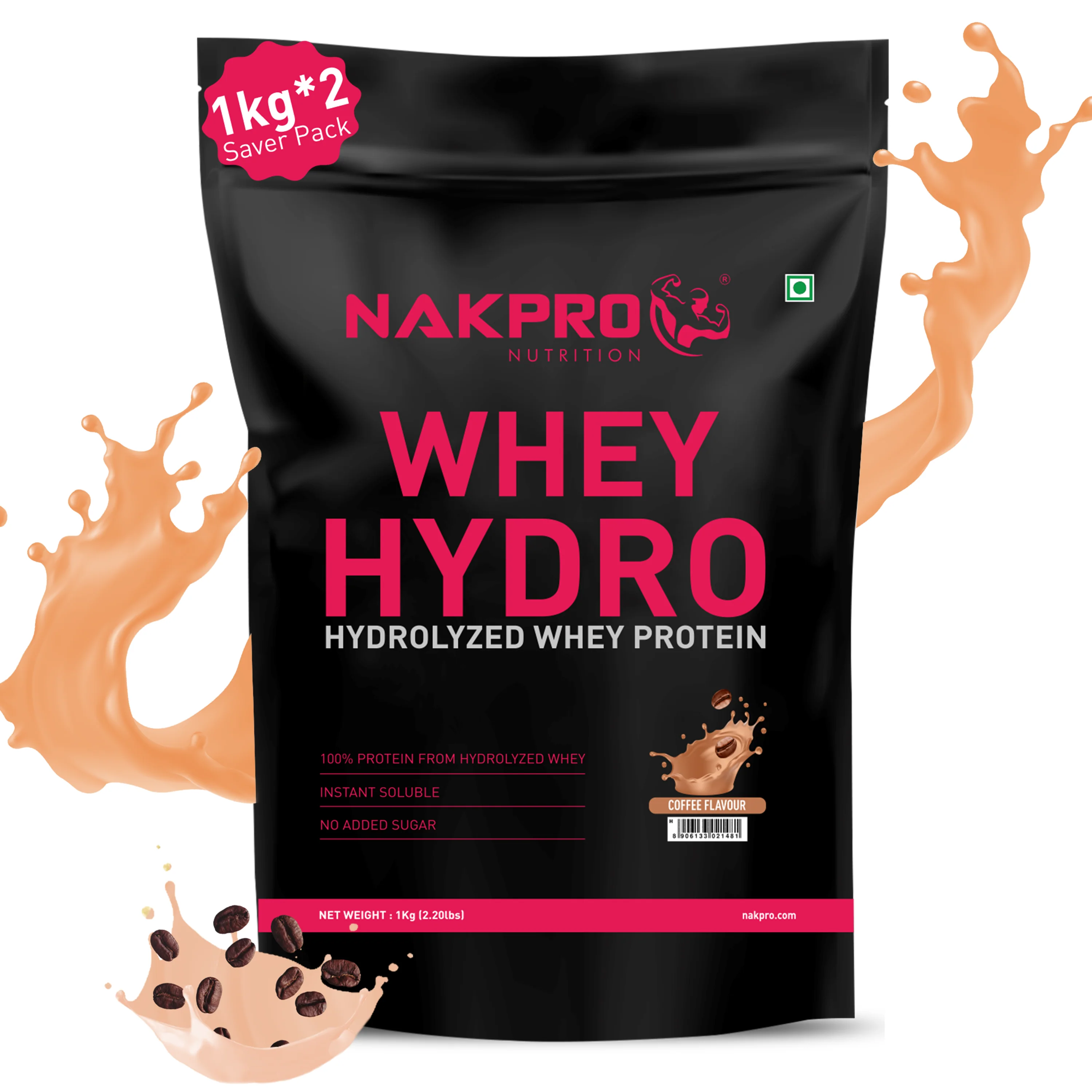 Nakpro Whey Hydro Whey Protein Hydrolysate | 75g Protein - Image 4