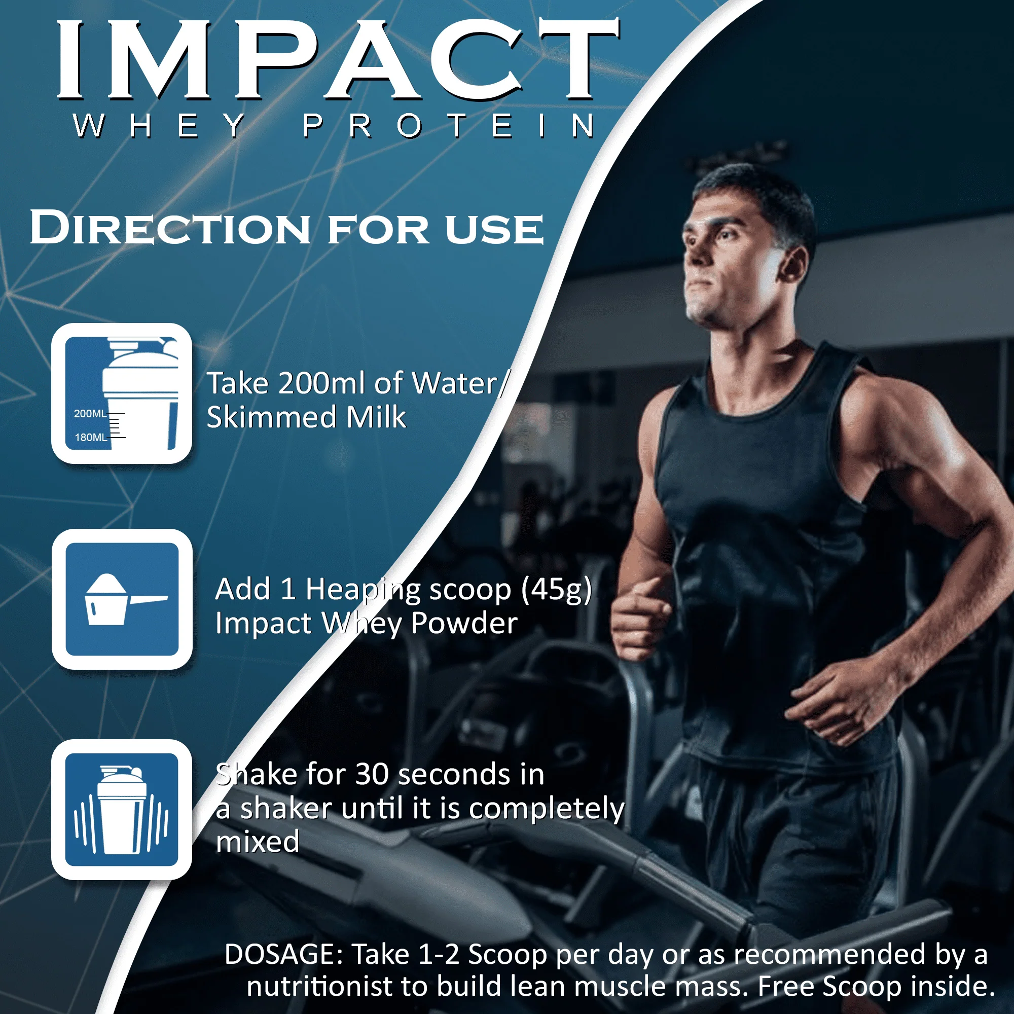 Nakpro Impact Whey Protein | 53g Protein | Whey Isolate & Concentrate Blend | Added Enzymes & Vitamins | Trustified Certified - Image 42