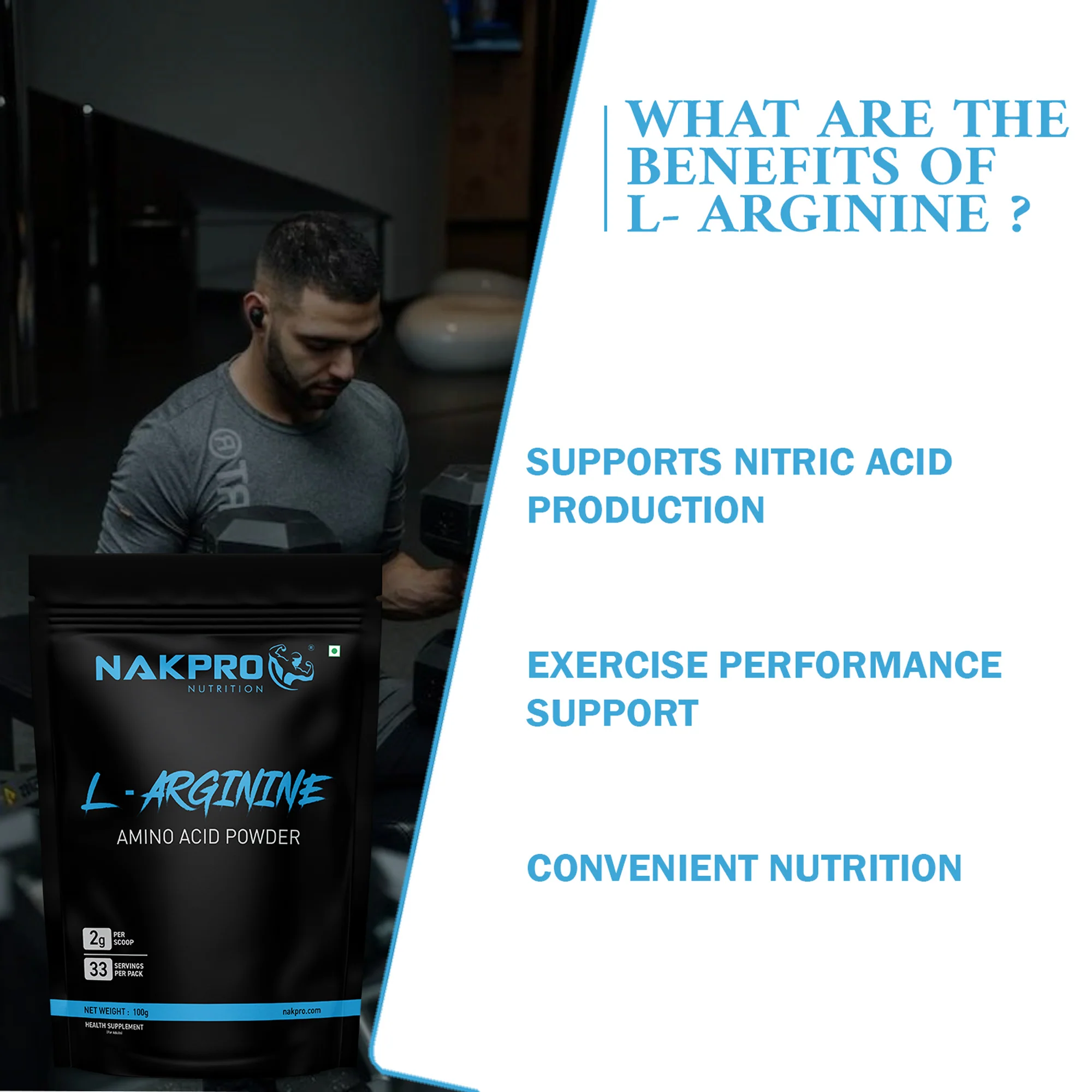 Nakpro L-Arginine | Amino Acid Powder - Image 15