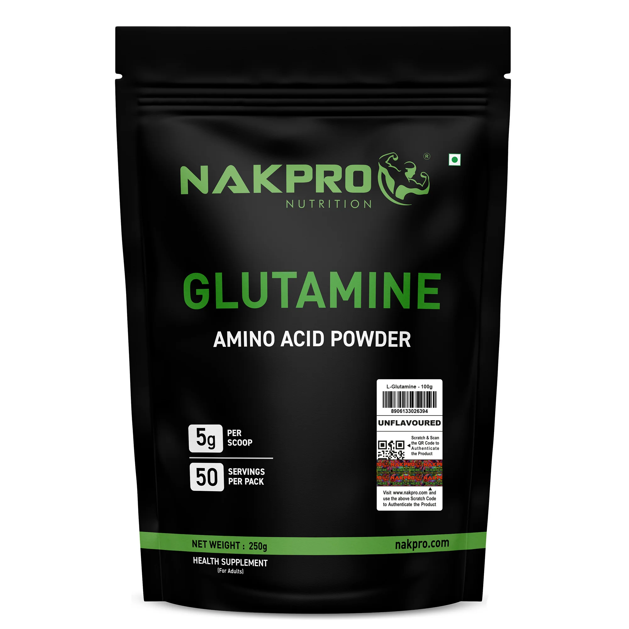 Nakpro L-Glutamine | Amino Acid for Muscle Recovery & Growth - Image 128