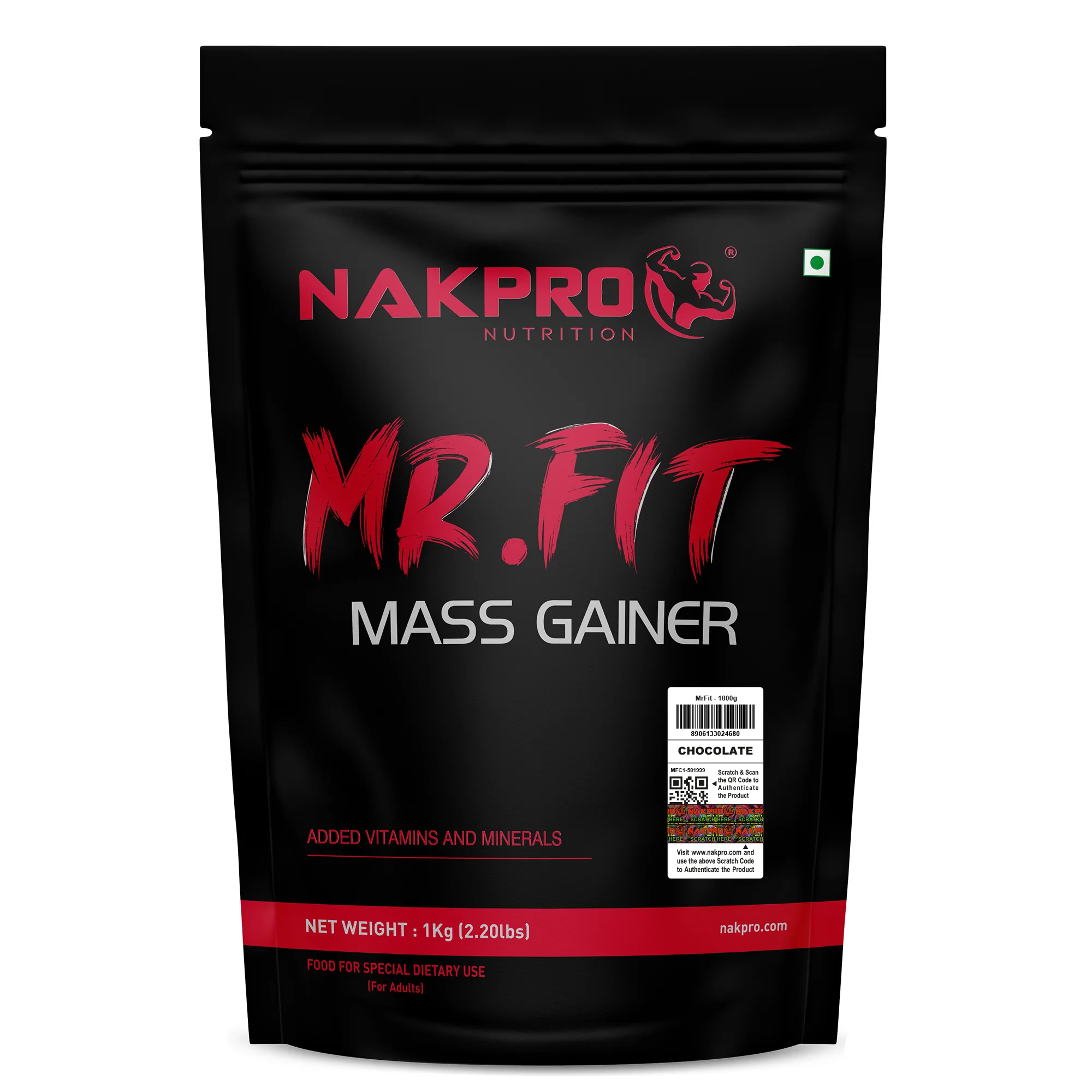 Nakpro Mr. Fit Mass Gainer | High Protein Mass Gainer | 66g Carbs | Added Vitamins & Minerals - Image 7