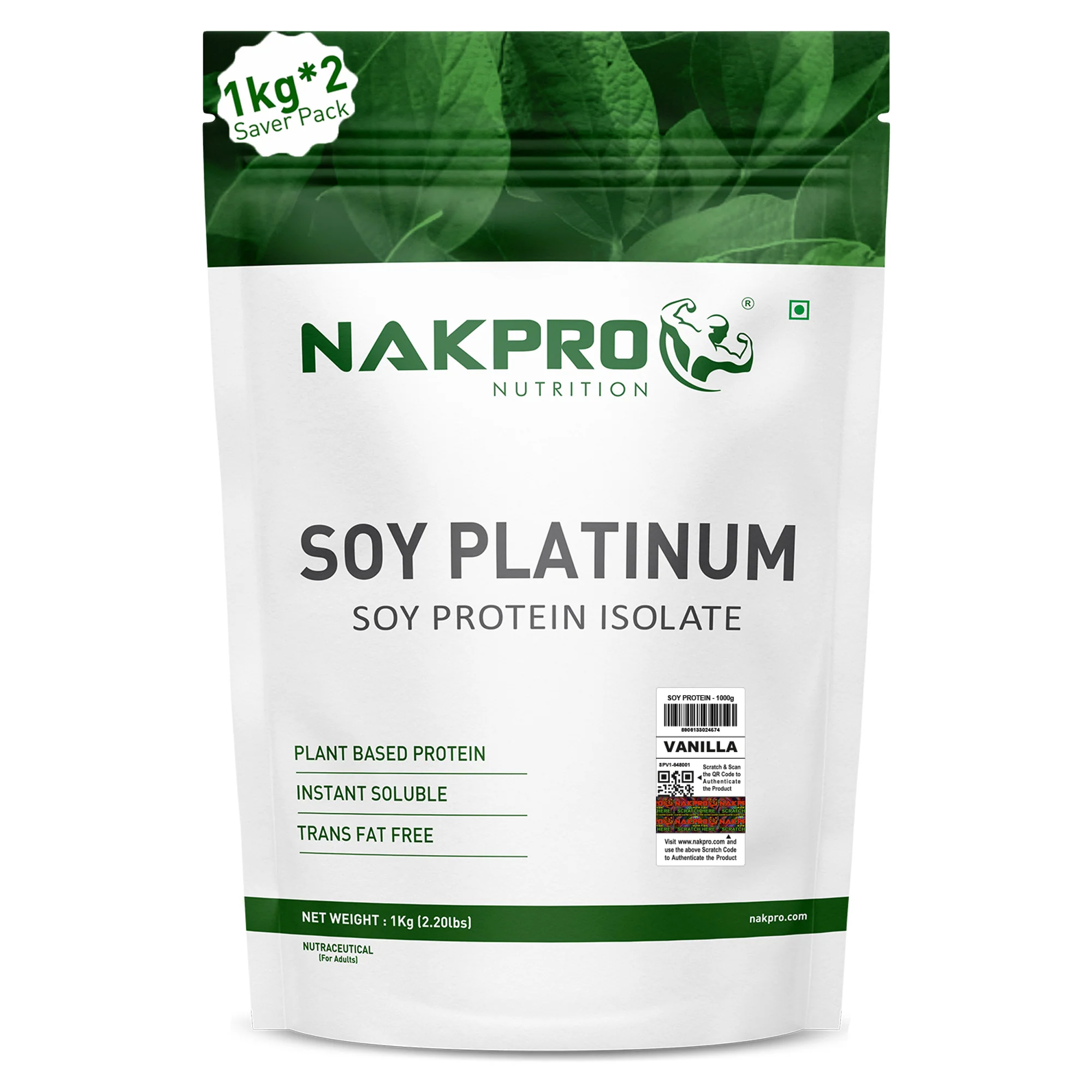 Nakpro Soy Protein Isolate | 84g Protein | Plant based Protein - Image 11