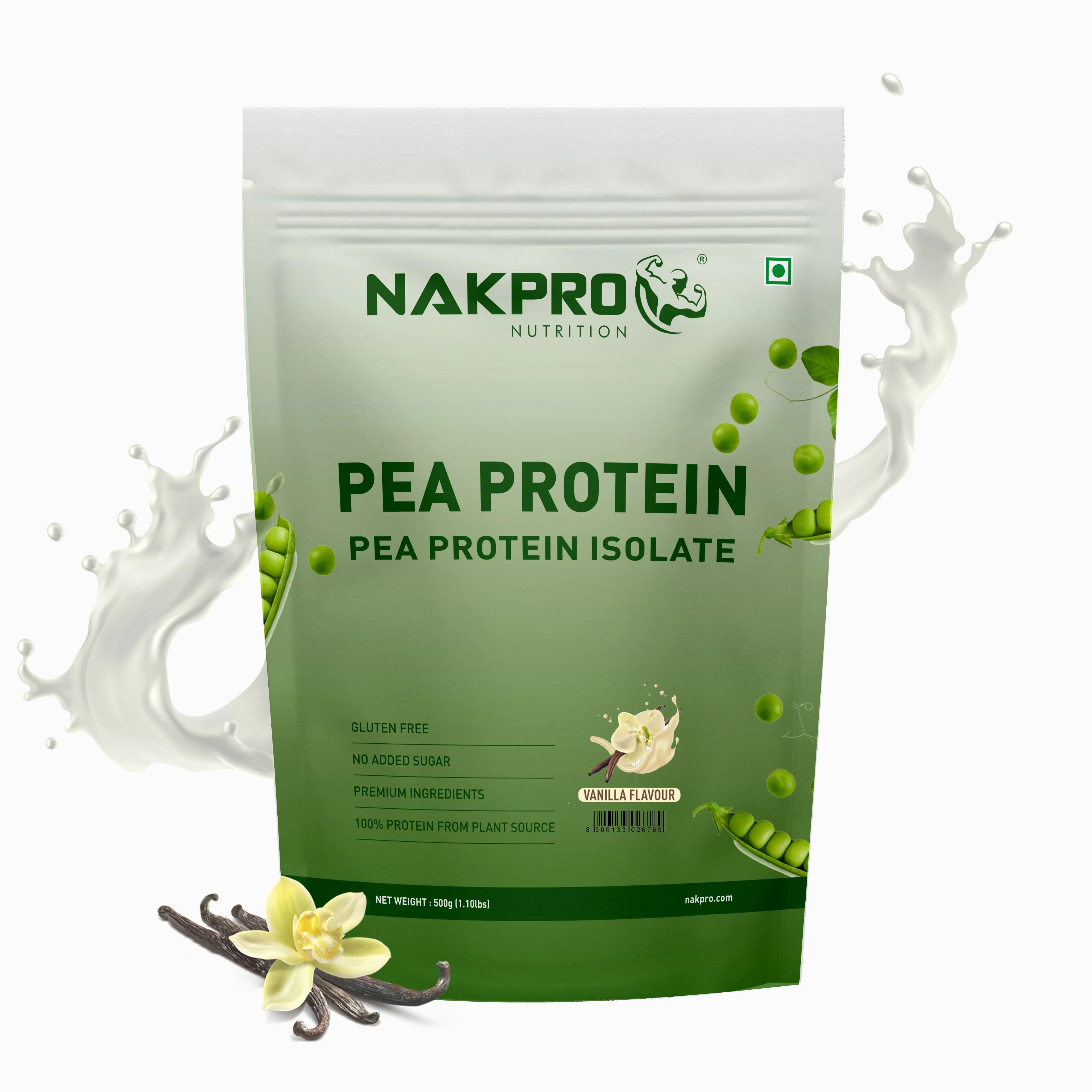 Nakpro Pea Protein Isolate | 72g Protein | Plant-Based Protein Powder - Image 13