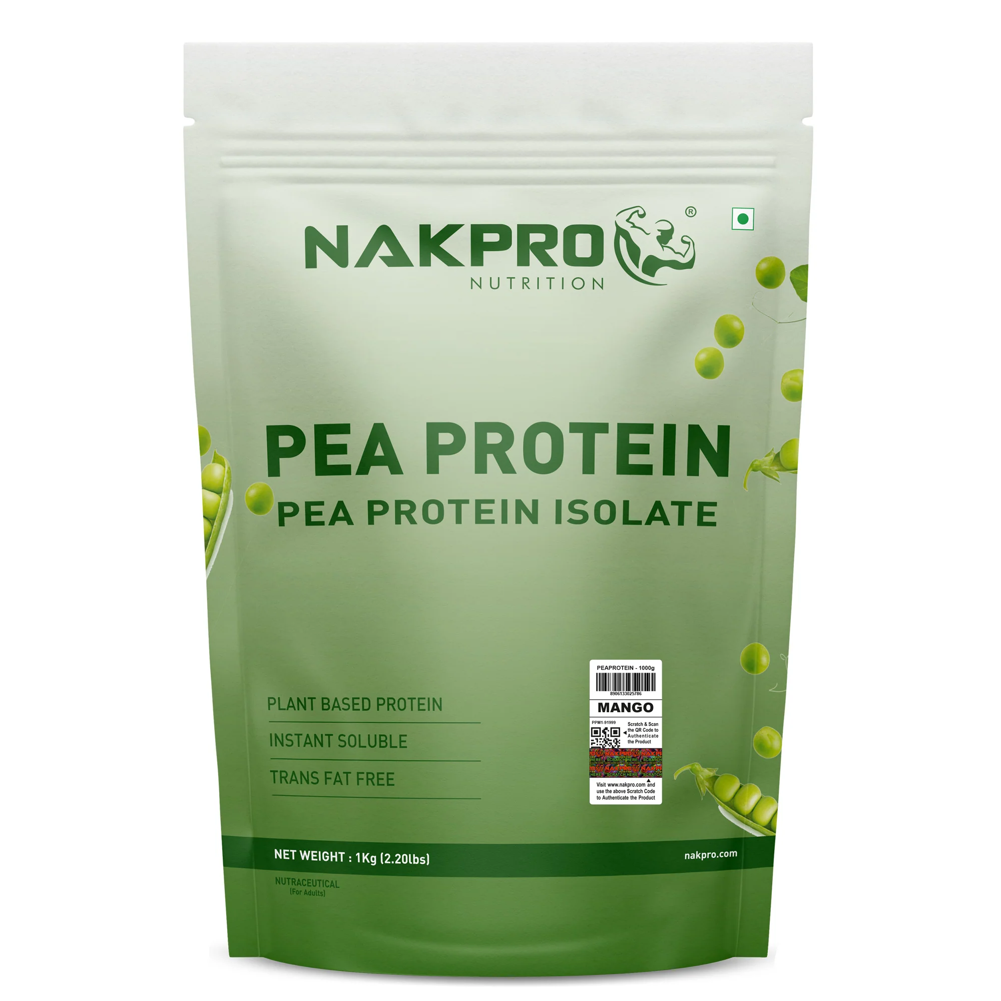 Nakpro Pea Protein Isolate | 72g Protein | Plant-Based Protein Powder - Image 24