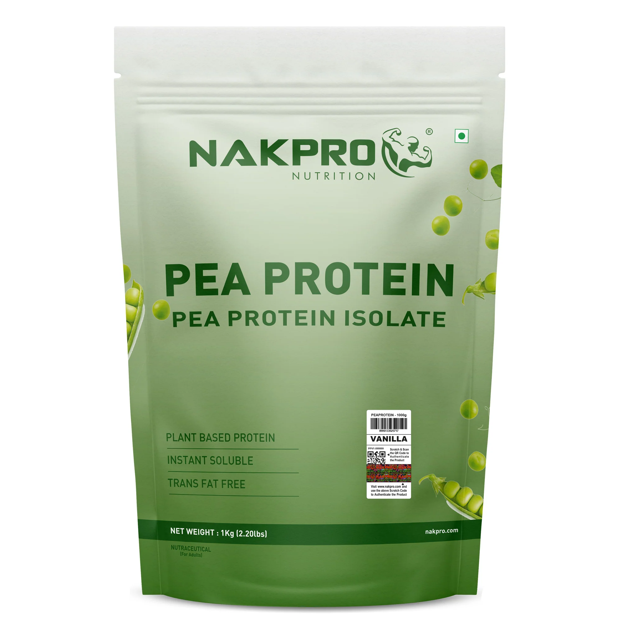 Nakpro Pea Protein Isolate | 72g Protein | Plant-Based Protein Powder - Image 25
