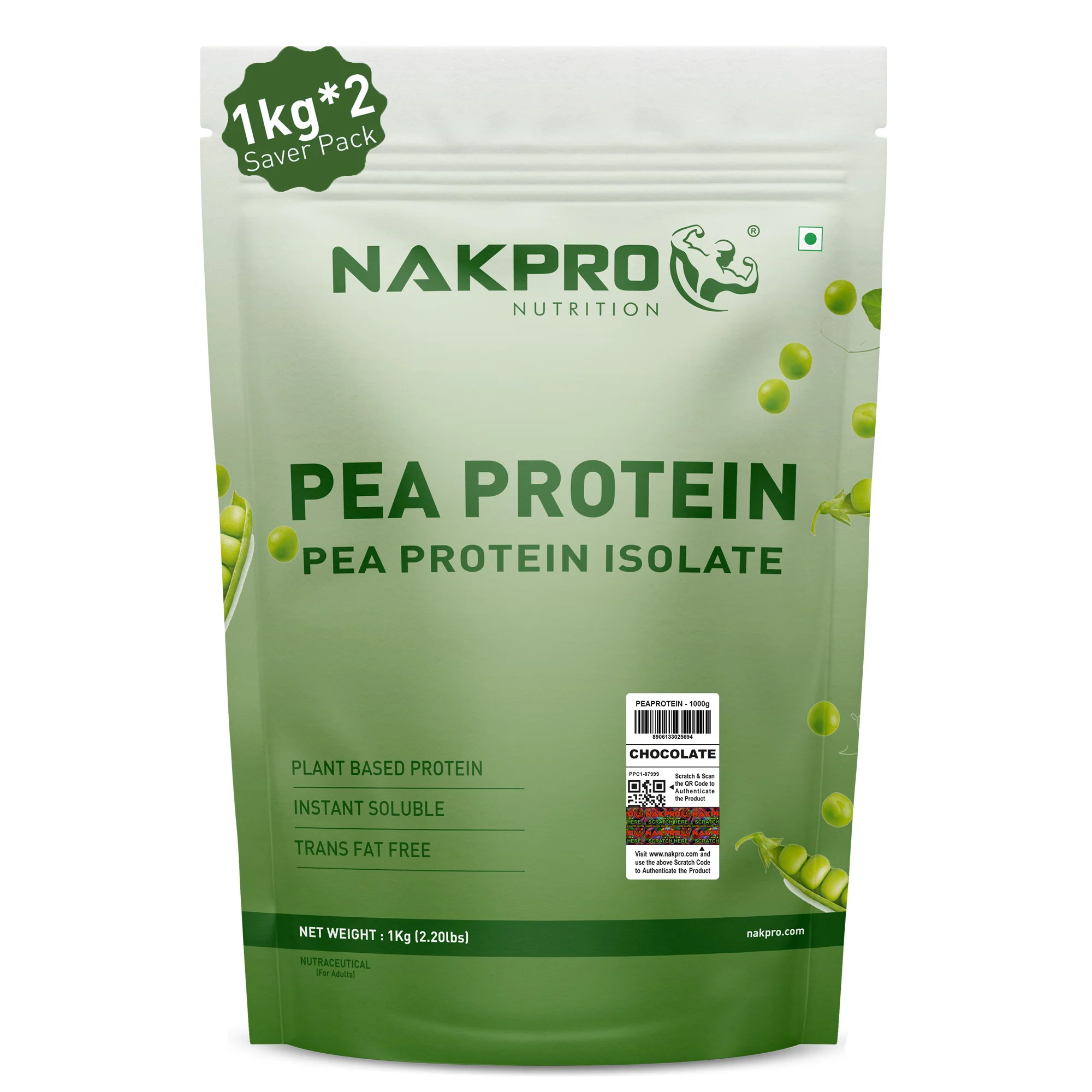 Nakpro Pea Protein Isolate | 72g Protein | Plant-Based Protein Powder - Image 30
