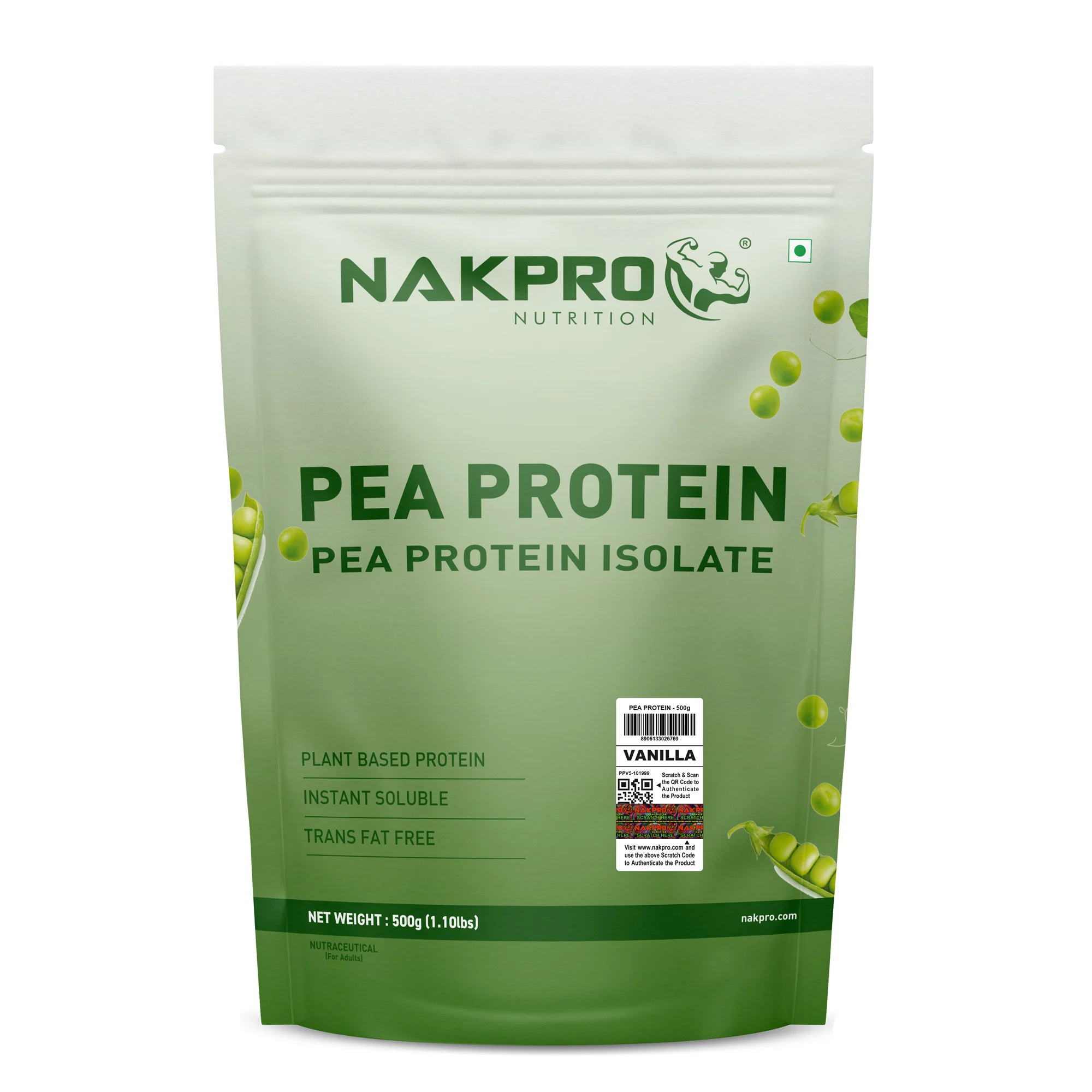 Nakpro Pea Protein Isolate | 72g Protein | Plant-Based Protein Powder - Image 38
