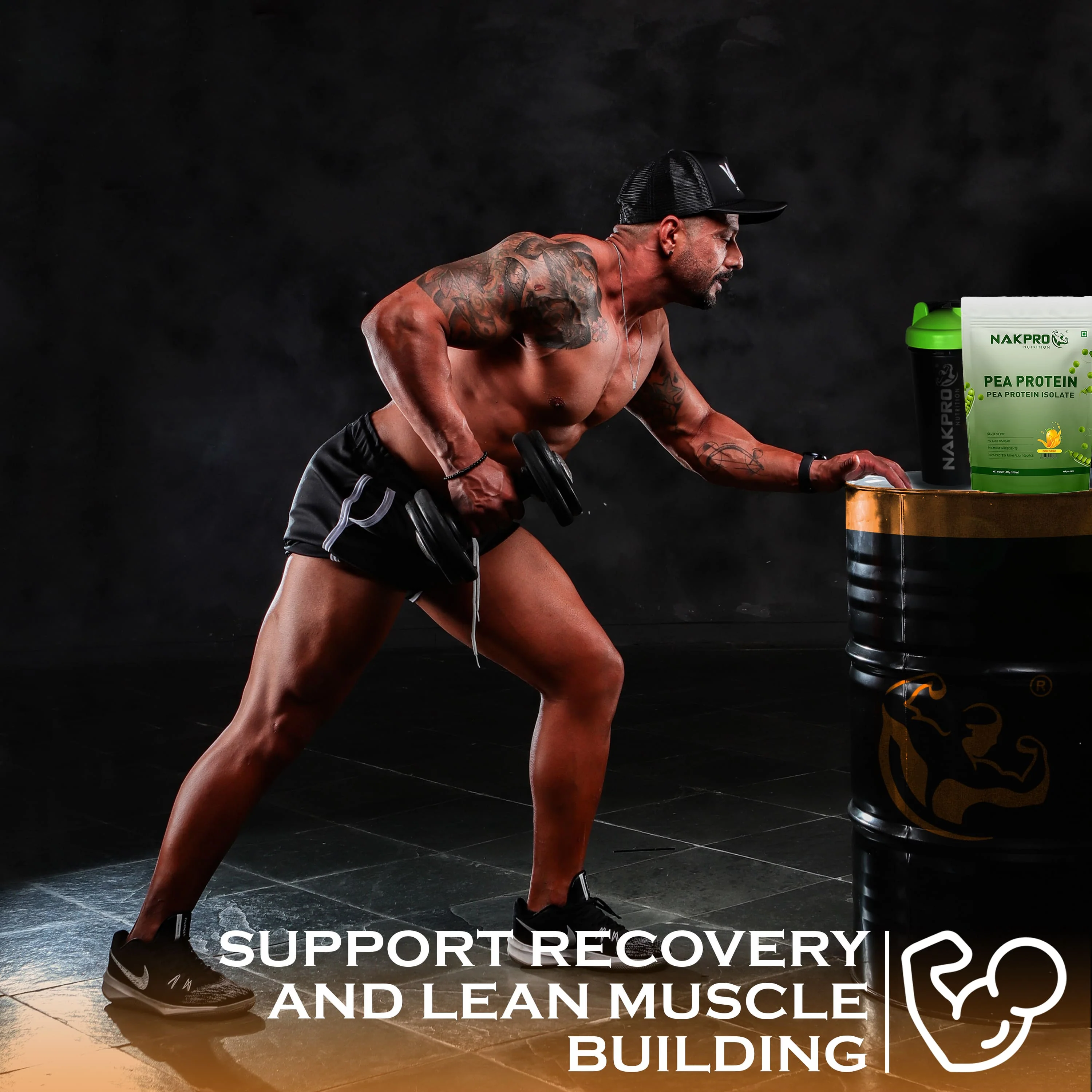 Nakpro Pea Protein Isolate | 72g Protein | Plant-Based Protein Powder - Image 8