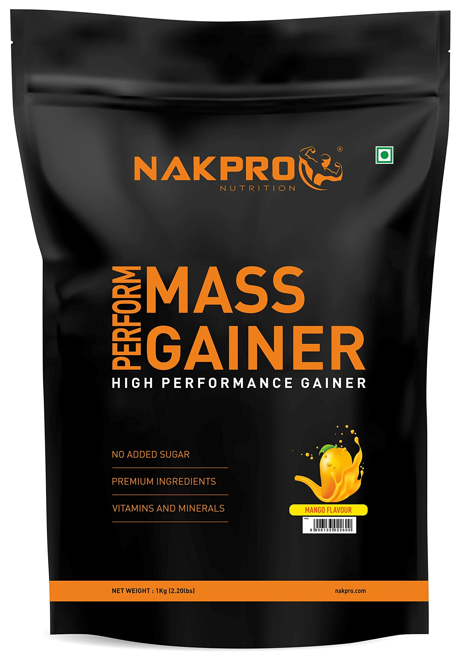 Nakpro Perform Mass Gainer | Protein Mass Gainer | 76g Carbs - Image 10