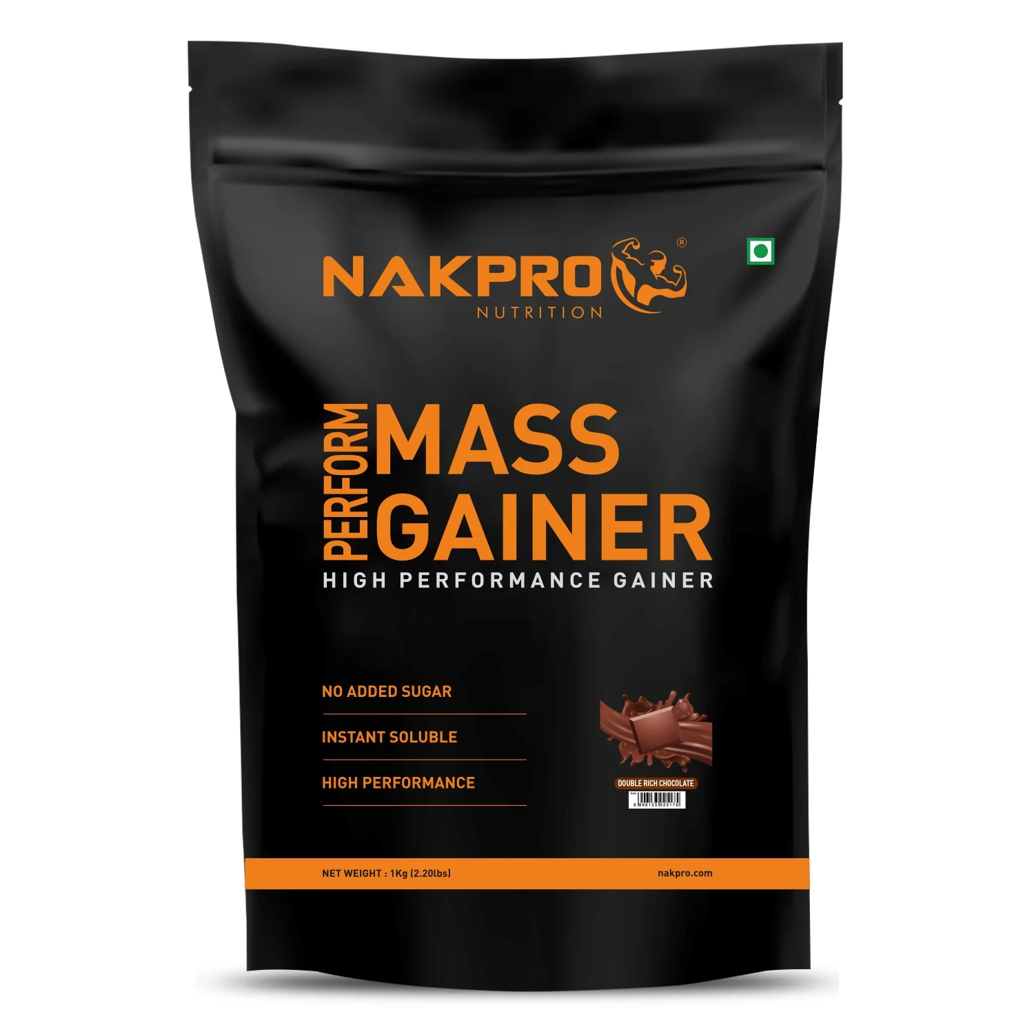 Nakpro Perform Mass Gainer | Protein Mass Gainer | 76g Carbs - Image 15